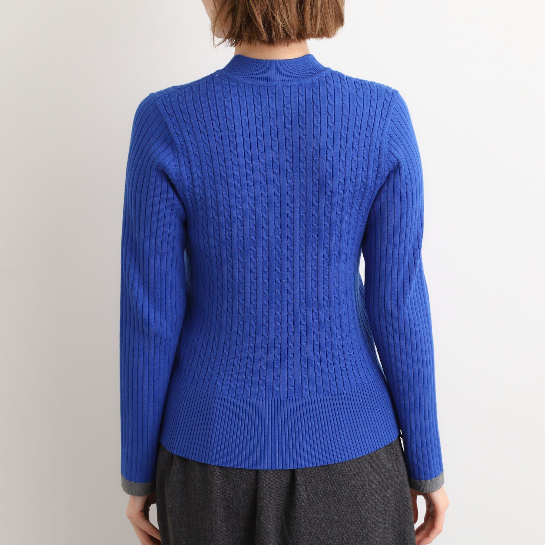 grove「袖口配色リブニット」|ニット・セーター|