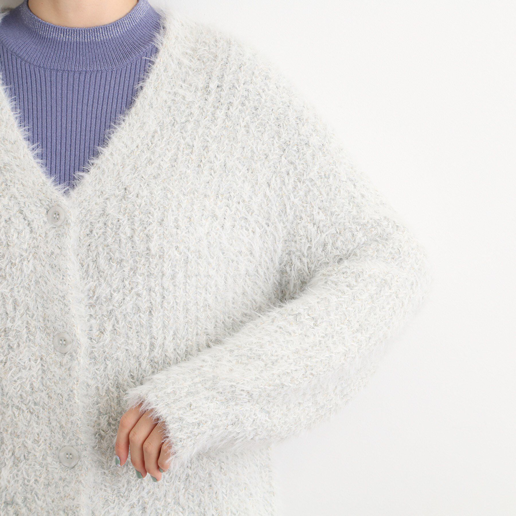 grove「オーバーサイズフェザーカーディガン」|カーディガン|