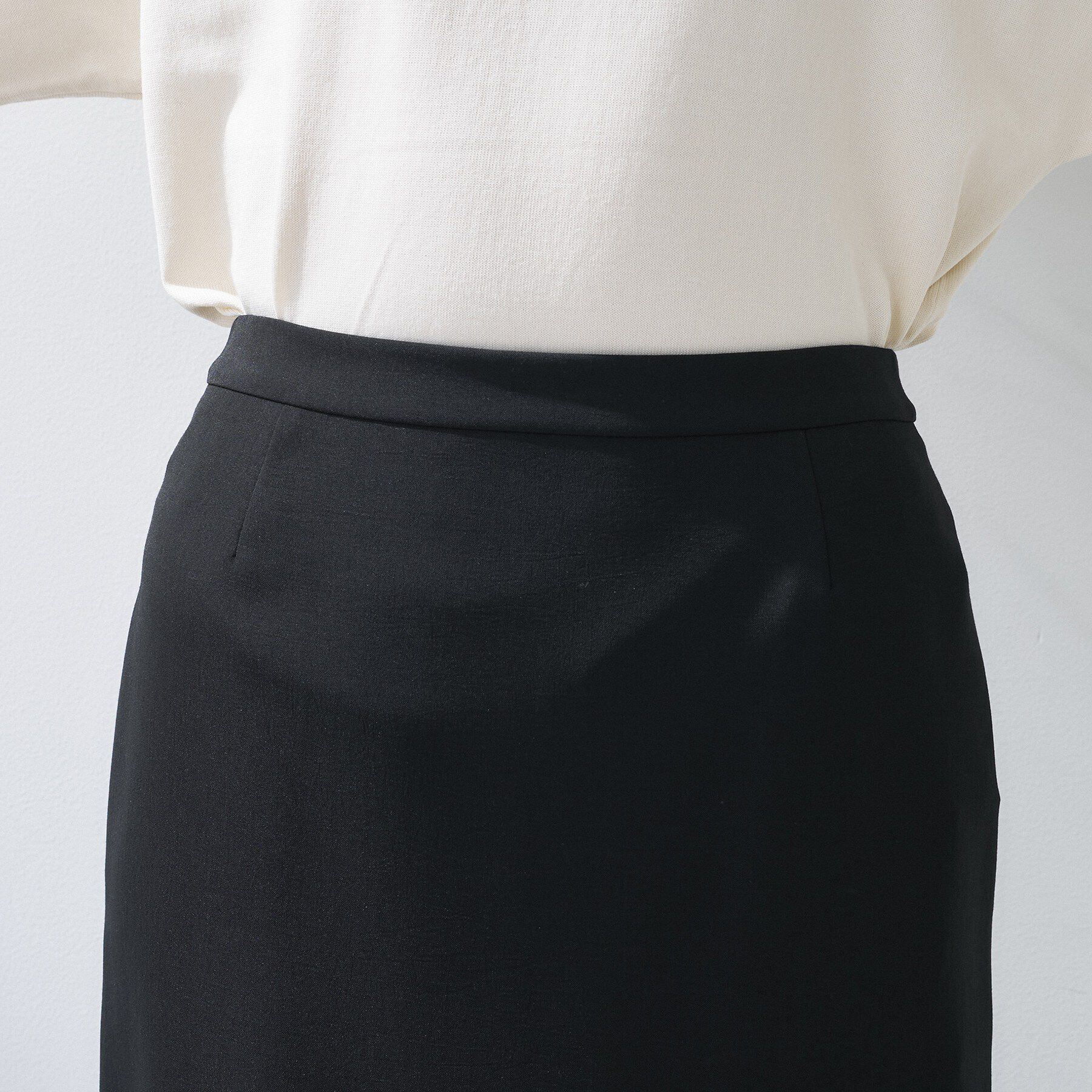 INDIVI「【定番スーツ／UVケア／イージーケア／洗える】ウール調ストレートスカート」|スーツ|