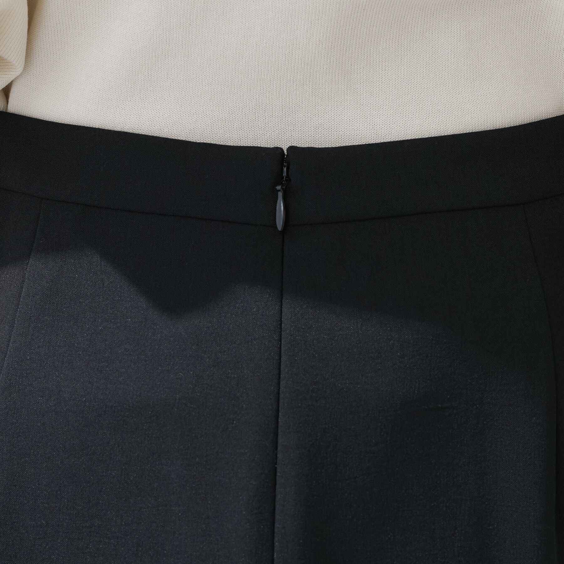 INDIVI「【定番スーツ／UVケア／イージーケア／洗える】ウール調ストレートスカート」|スーツ|