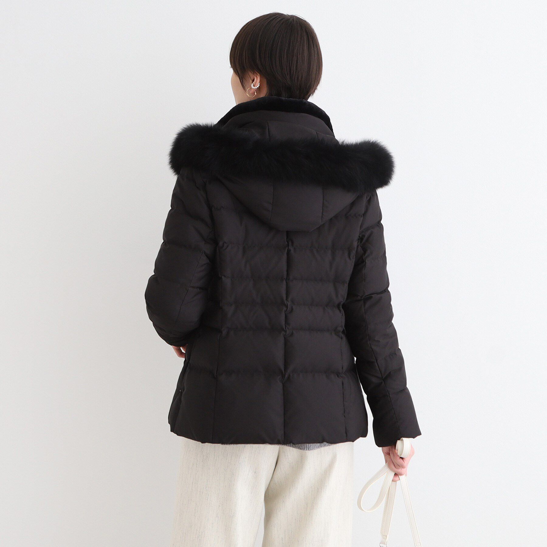 INDIVI「【名品／撥水／抗菌防臭】ショート リサイクルダウンコート」|ダウン|