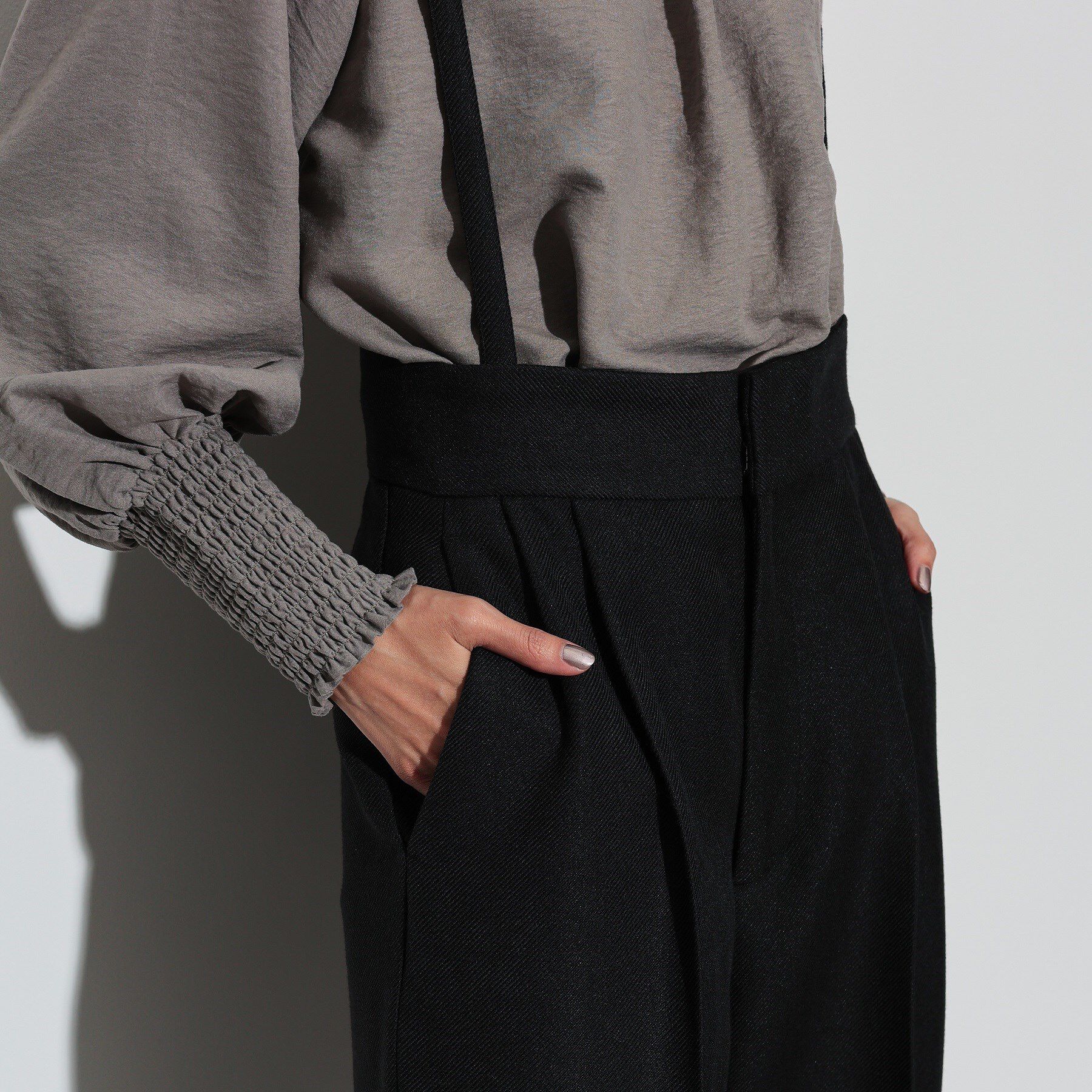 GALLEST「サスペンダー付きツイルワイドパンツ」|その他|