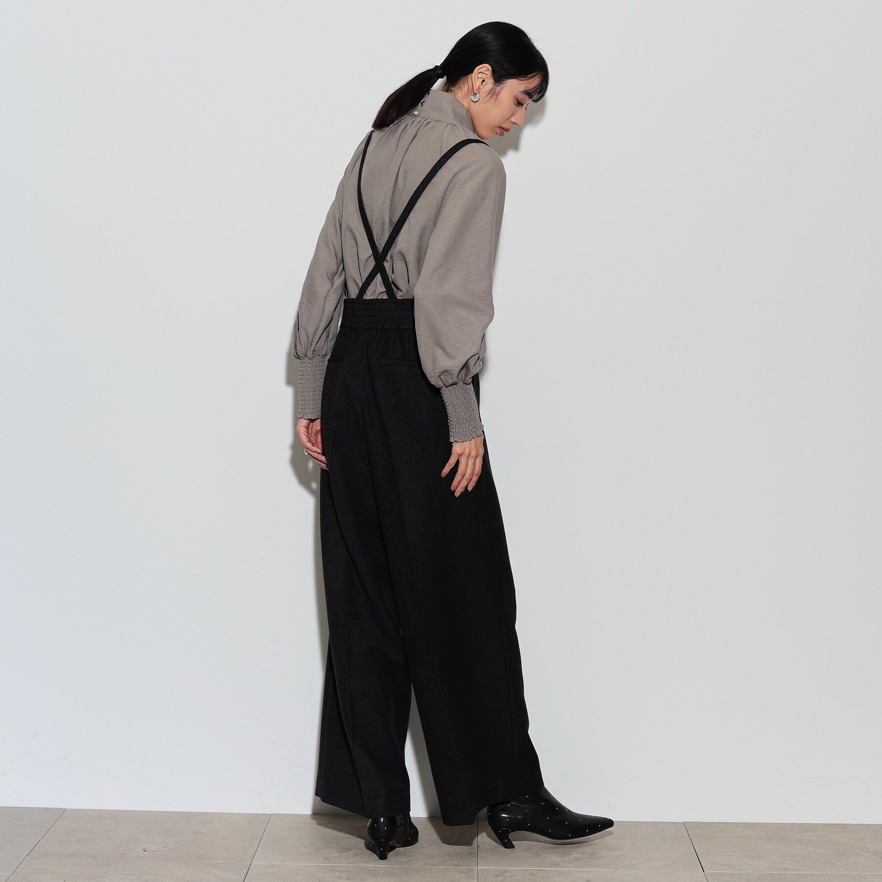 GALLEST「サスペンダー付きツイルワイドパンツ」|その他|