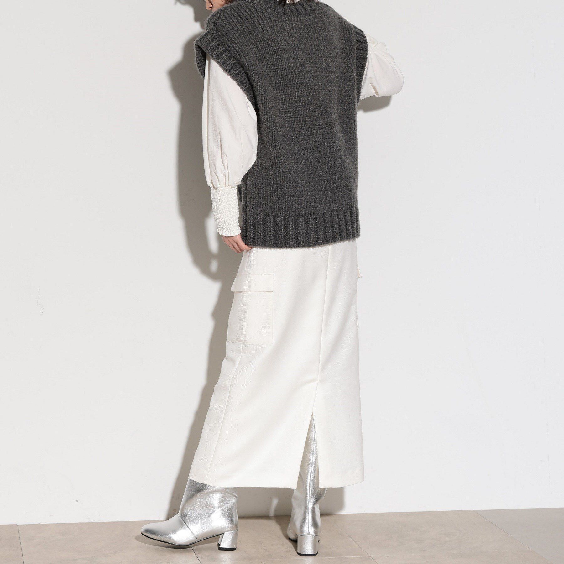 GALLEST「サスペンダー付きワークタイトスカート」|スカート|