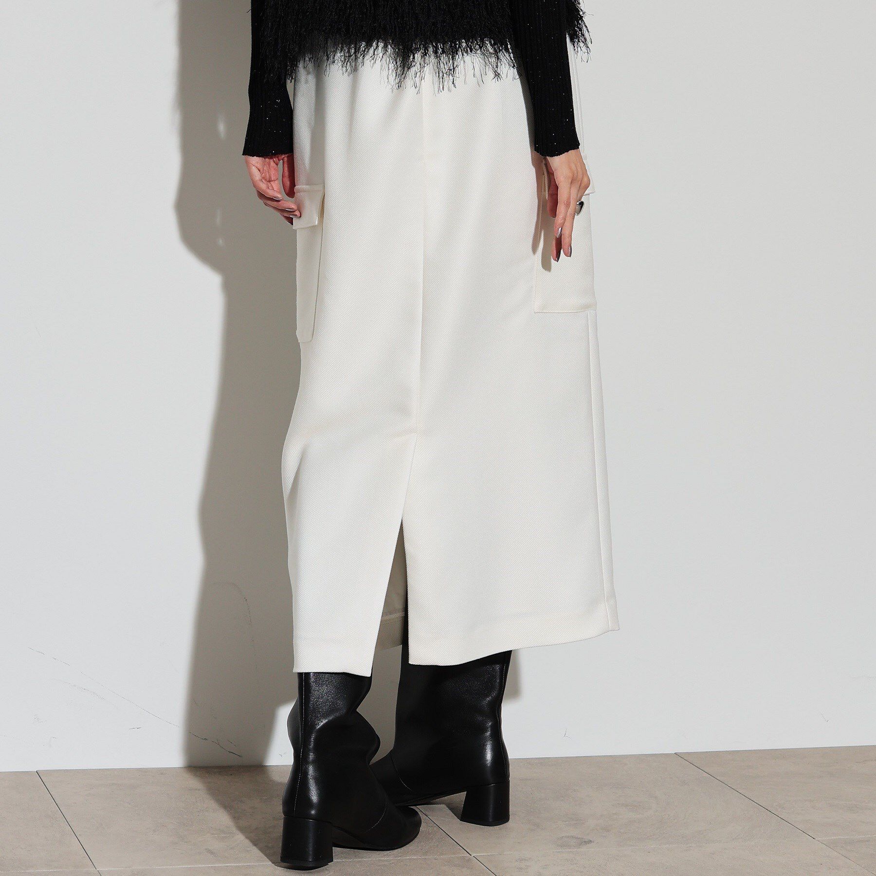 GALLEST「サスペンダー付きワークタイトスカート」|スカート|