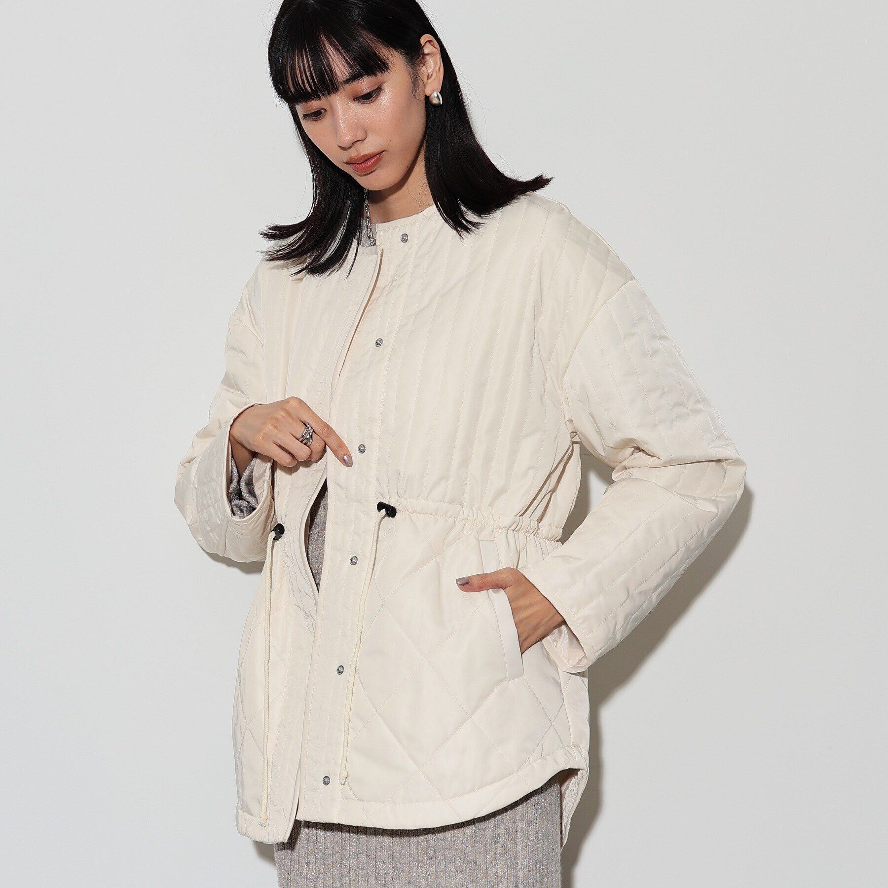 GALLEST「中綿キルティングジャケット」|ダウン|