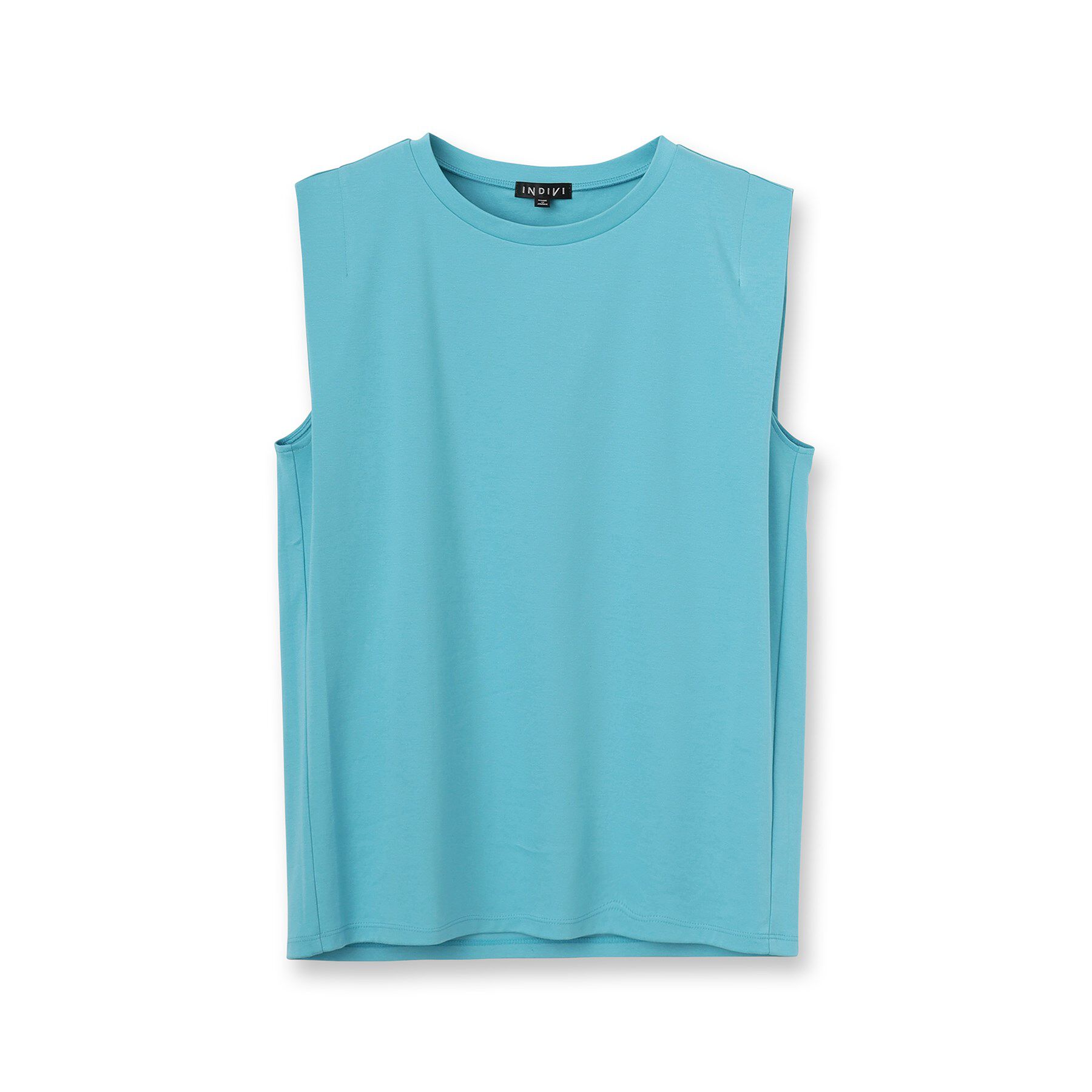 INDIVI「【洗える】きれいめノースリーブトップス」|Tシャツ・カットソー|