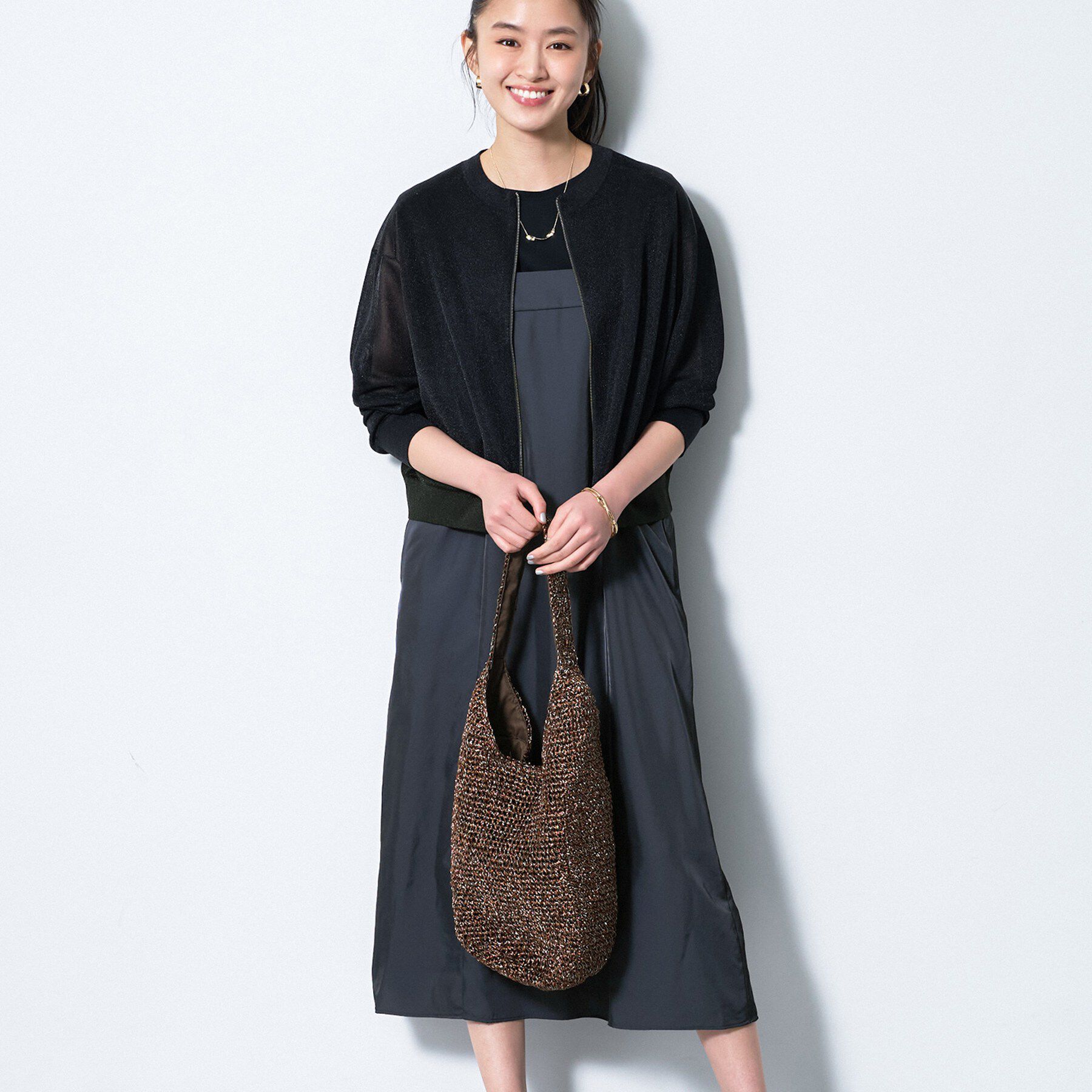 INDIVI「【洗える／UVケア】スリップワンピース」|ワンピース|