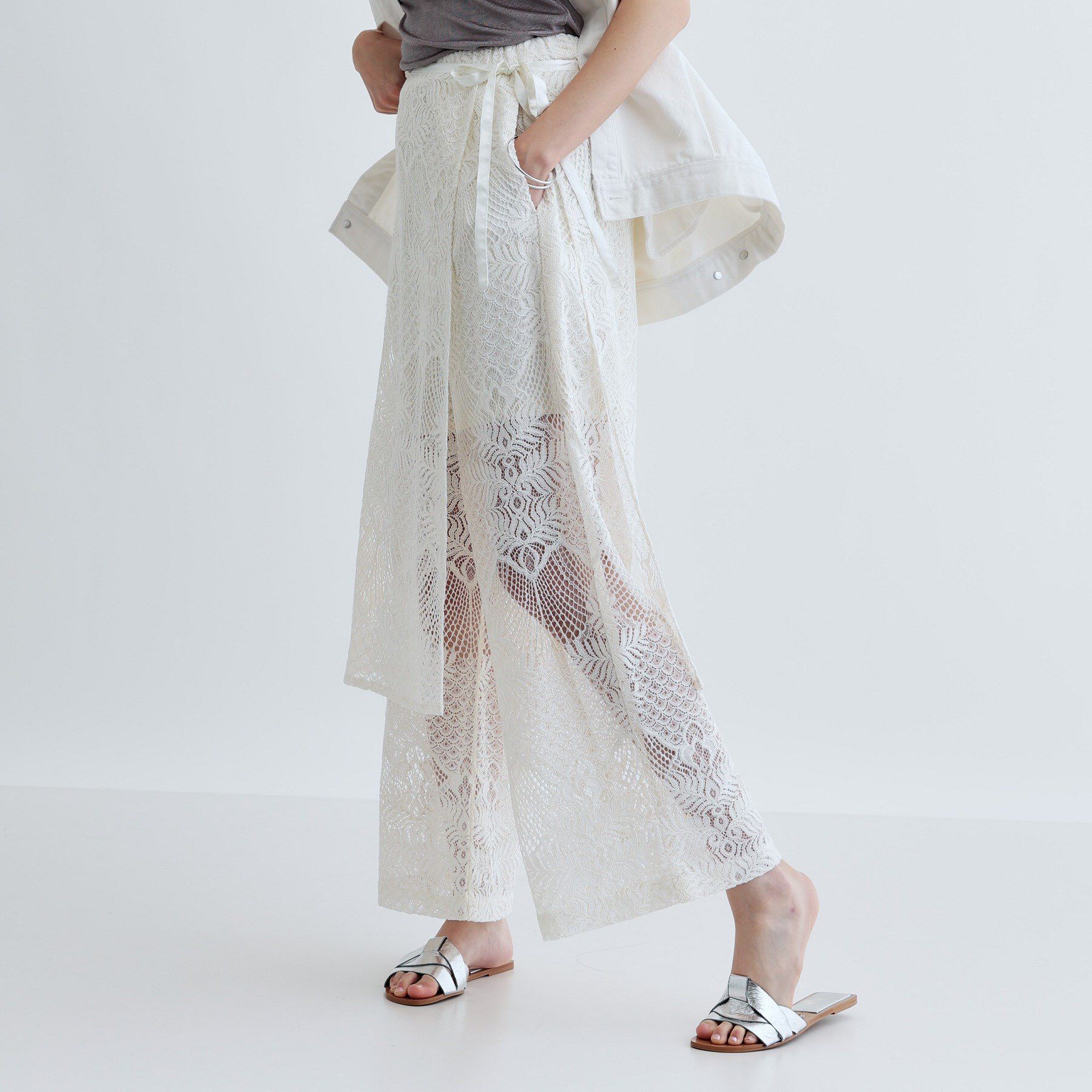 GALLEST「ラップスカート付きレースパンツ」|その他|