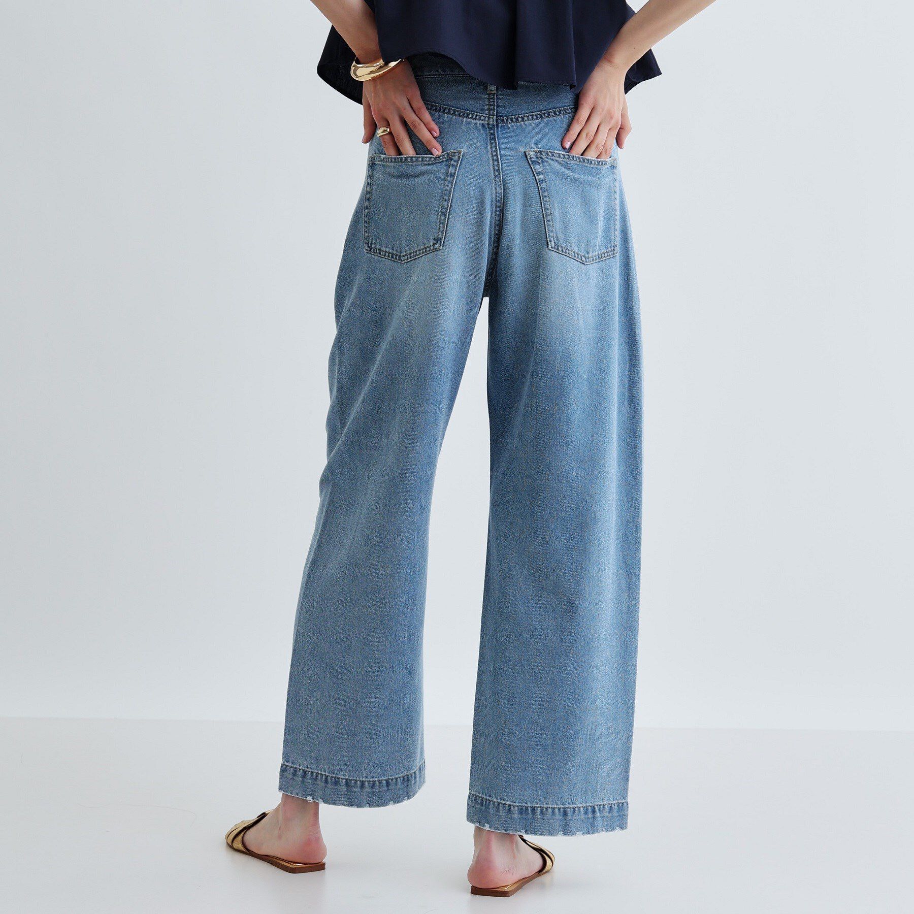 GALLEST「ライトワイドデニム」|デニム|