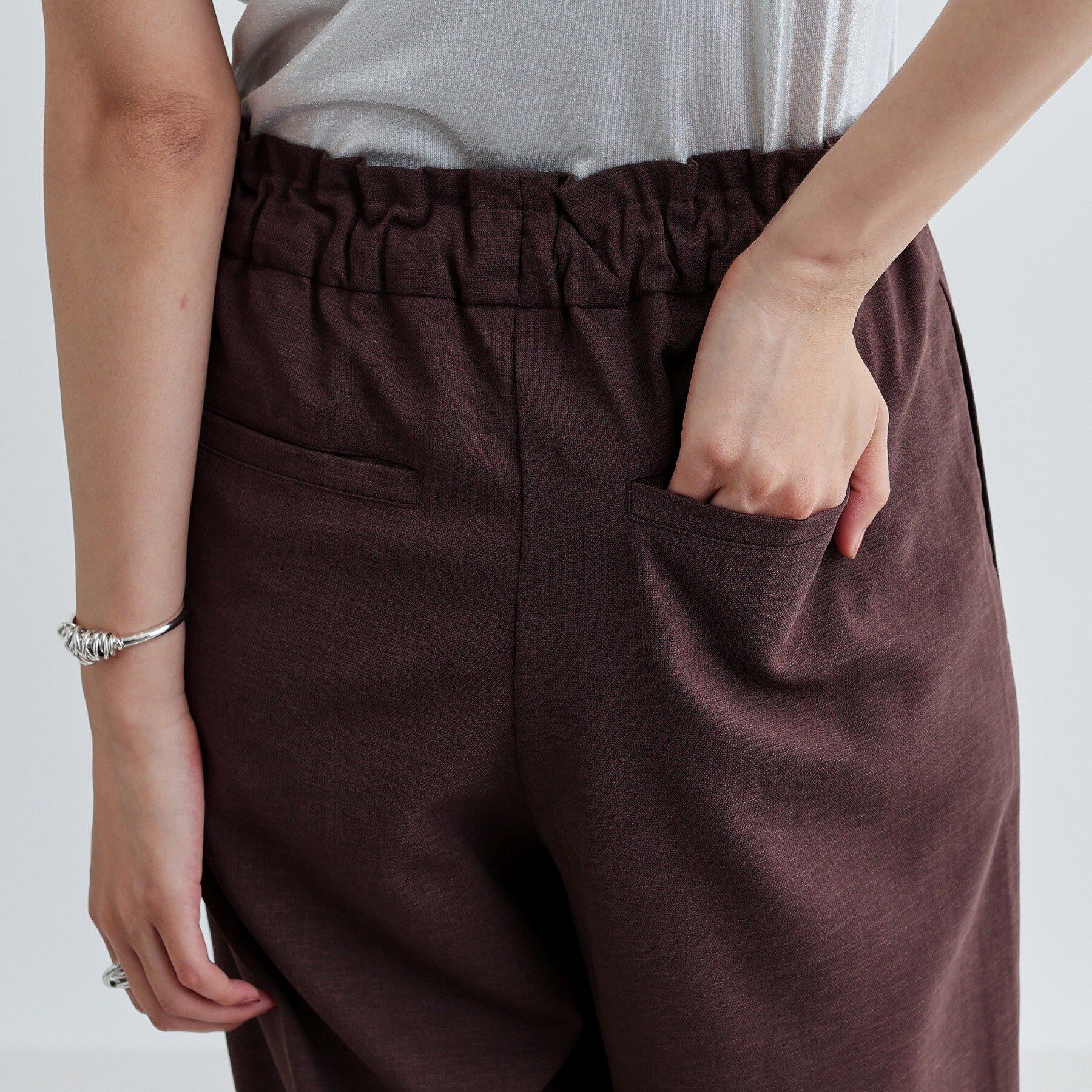 GALLEST「【セットアップ対応】リネンライクイージーパンツ【カセット服/通勤・オフィス】」|その他|