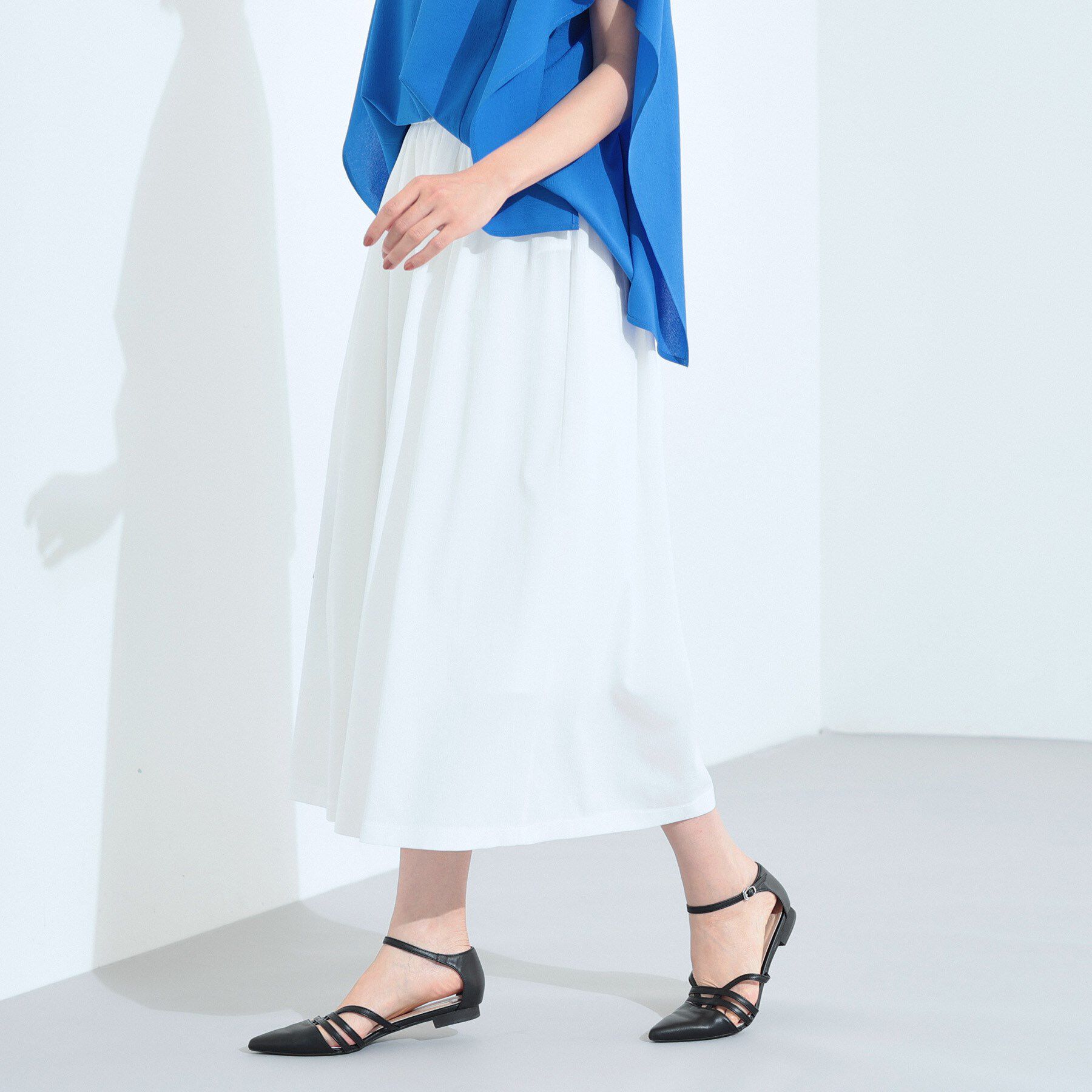 INDIVI「【クールエアー素材／UVケア／セットアップ可能】エアリーフレアパンツ」|その他|