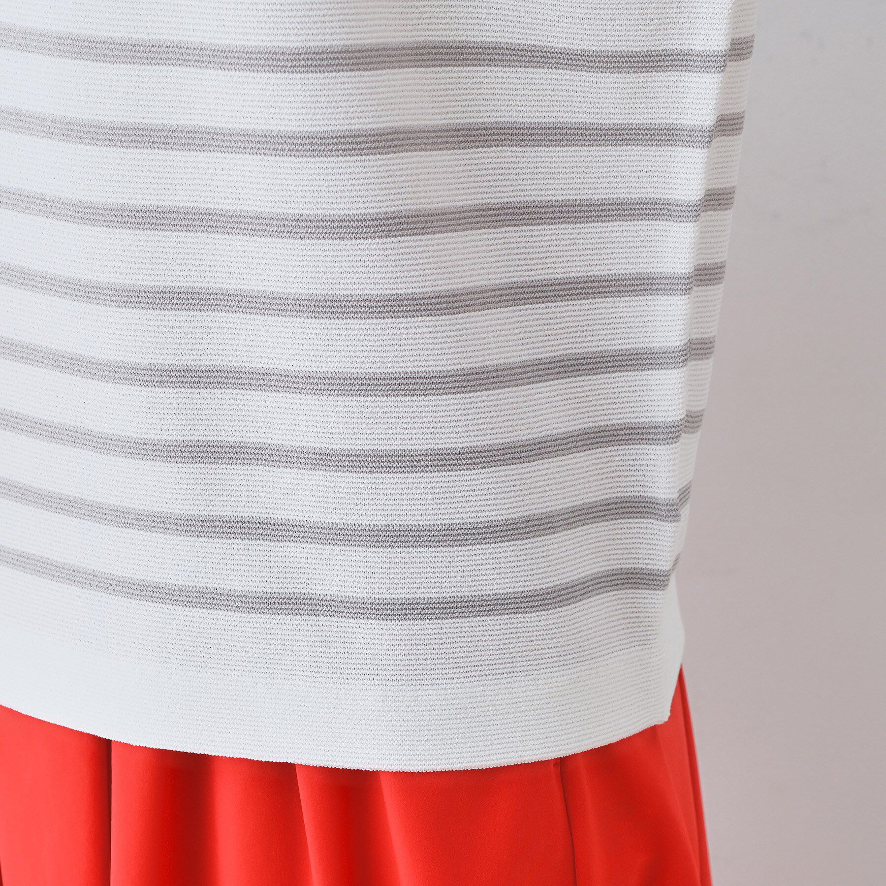 INDIVI「【洗える】きれいめVネックニット」|ニット・セーター|