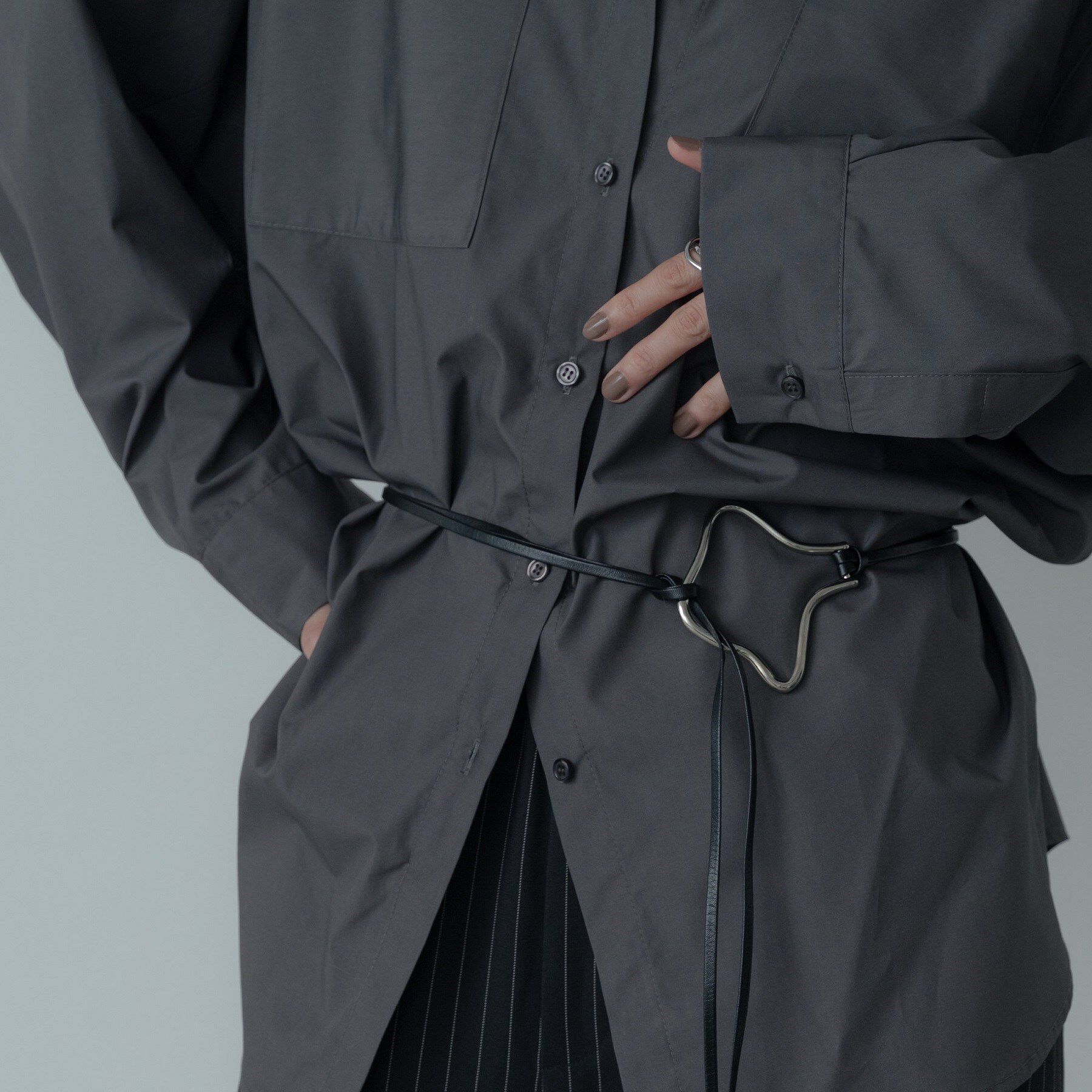 GALLEST「【LAPUIS】Nuance parts belt」|ベルト|シルバー(006)