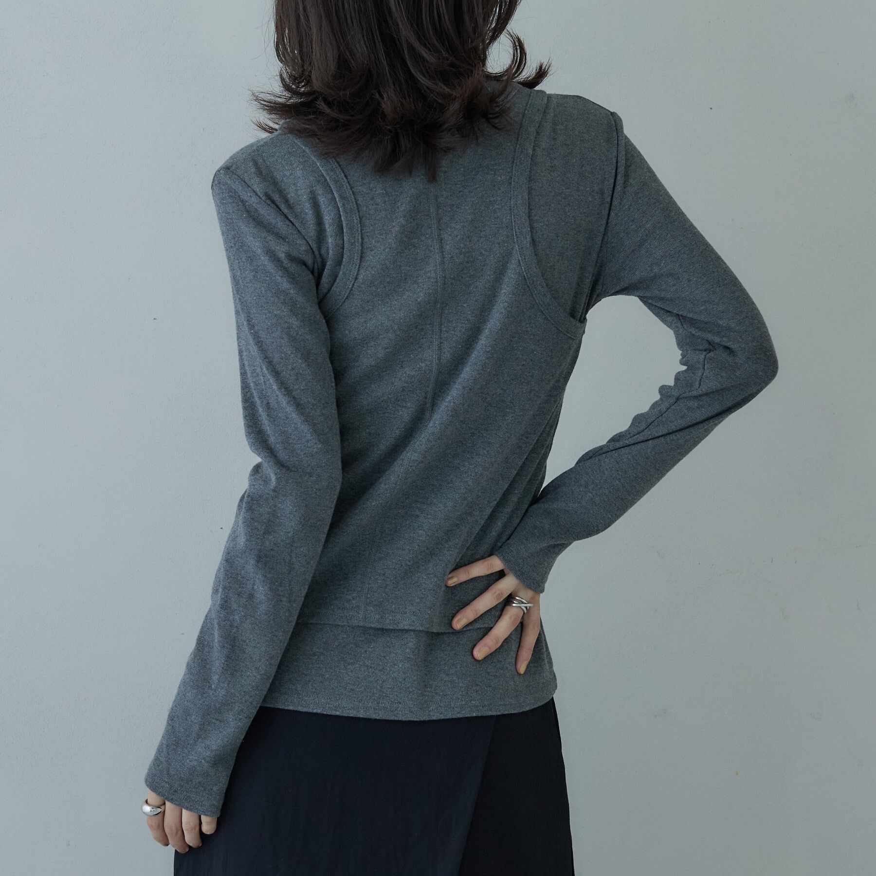 GALLEST「タンクレイヤーフライスカットソー」|Tシャツ・カットソー|