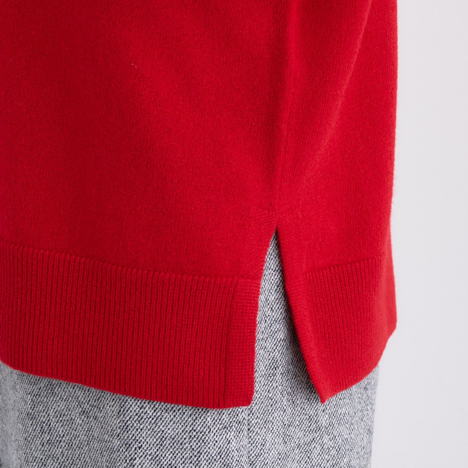 INDIVI「【洗える／カシミヤ混】ボトルネック ドルマンスリーブニット」|ニット・セーター|