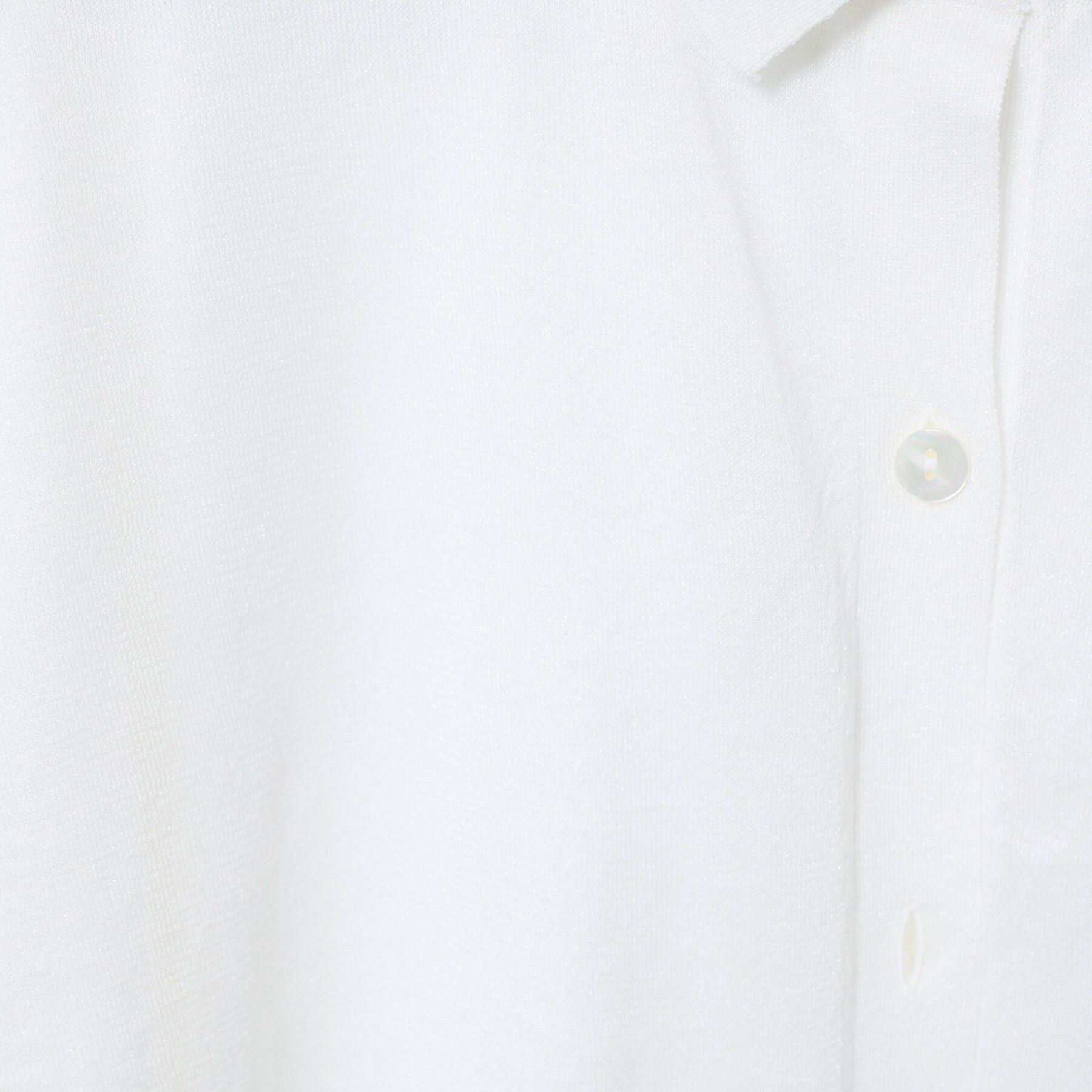 INDIVI「【洗える／シアー】衿付きシャツライクニットカーディガン」|カーディガン|