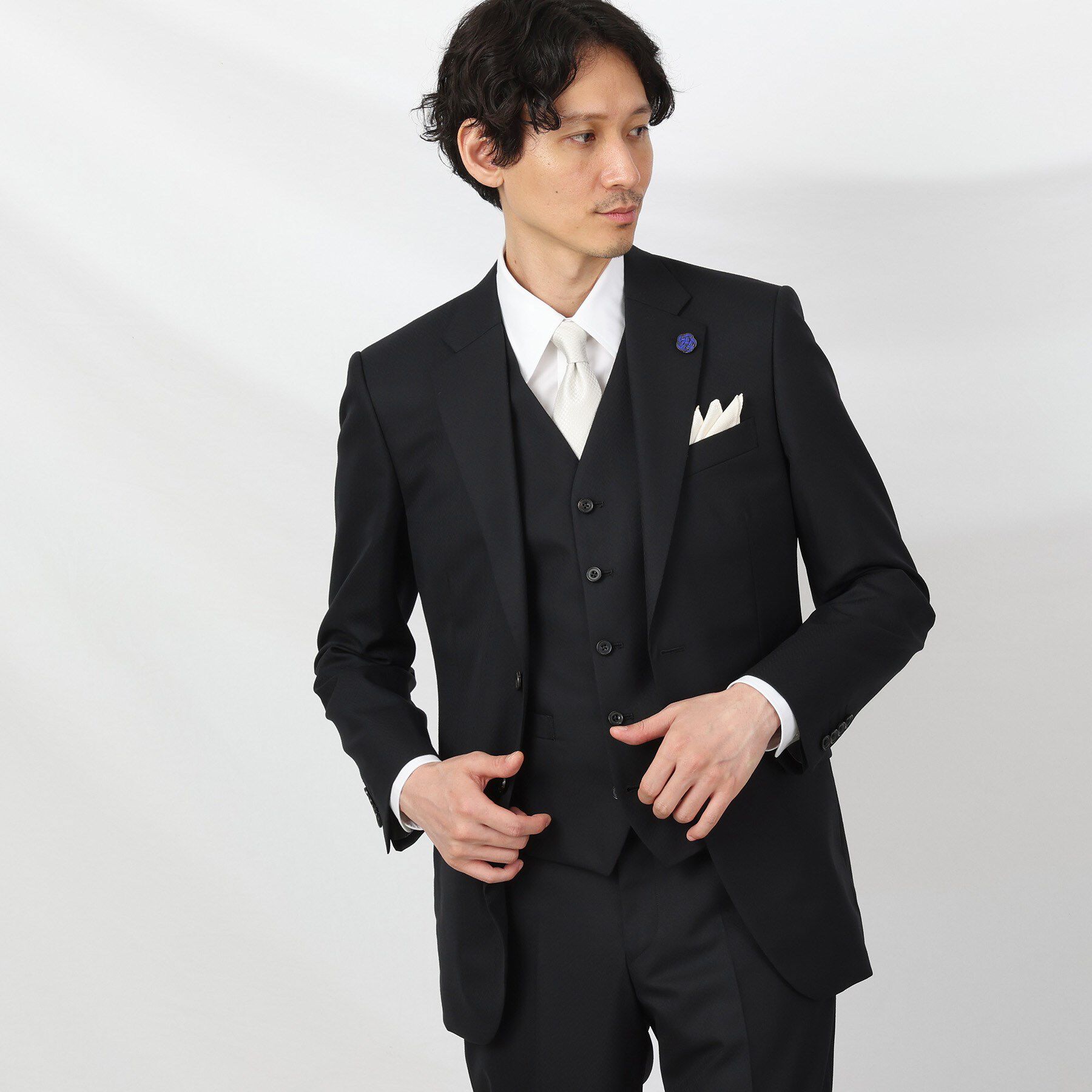 TAKEO KIKUCHI「【Made in JAPAN】矢絣（やがすり）ベスト／ スリーピース対応」|スーツ|