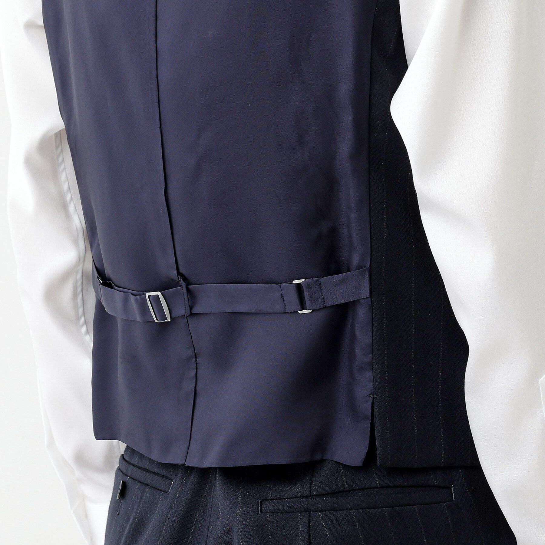 TAKEO KIKUCHI「【THE FLAGSHIP】矢絣 ストライプ べスト」|スーツ|