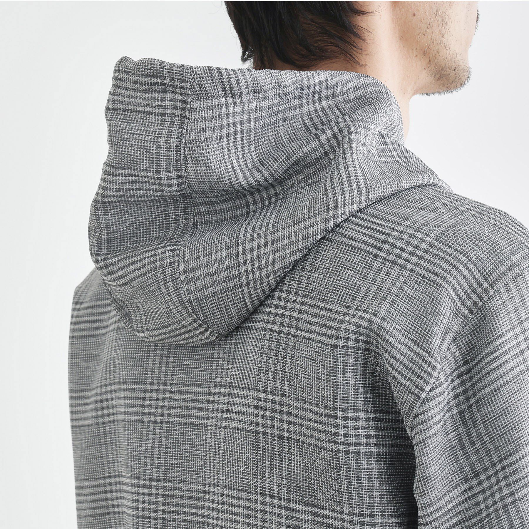 TAKEO KIKUCHI「【軽羽織】カラミ織り フード羽織りシャツ」|シャツ・ブラウス|