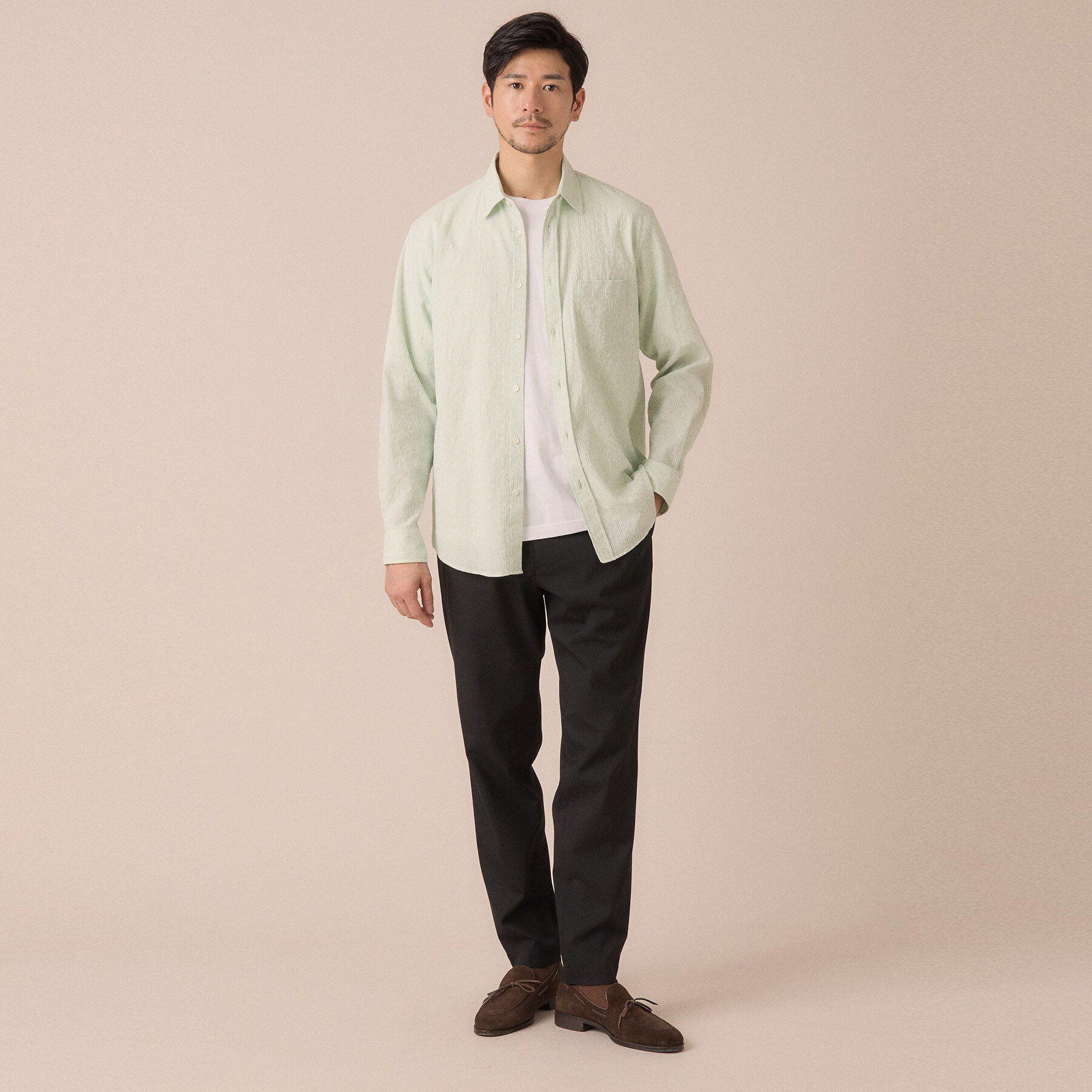 TAKEO KIKUCHI「【ON／OFF兼用】CARREMANファブリック スリムイージー スラックス」|その他|