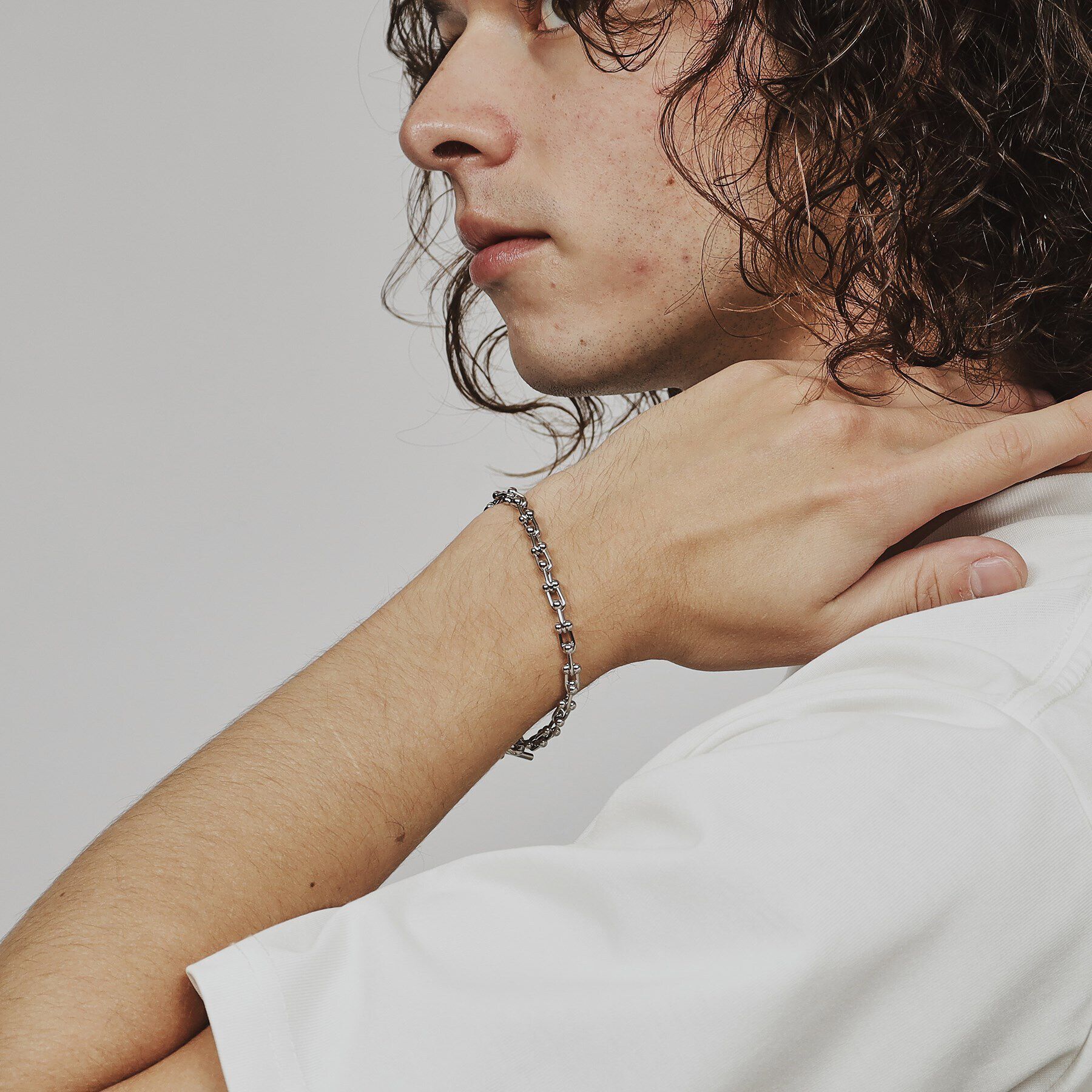 tk.TAKEO KIKUCHI「Uチェーンブレスレット」|ブレスレット・バングル|