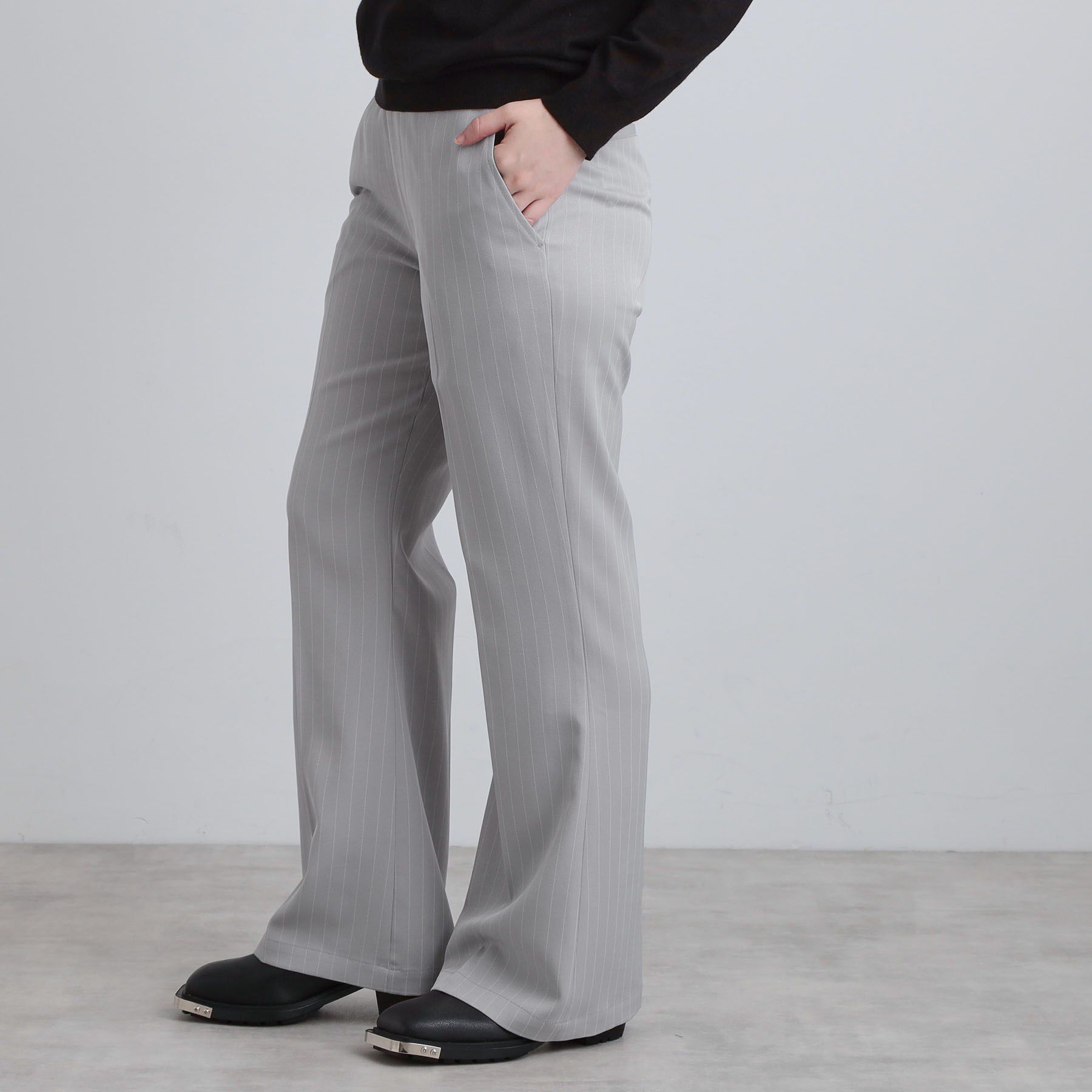 tk.TAKEO KIKUCHI「ピンストライプフレアスラックス」|その他|