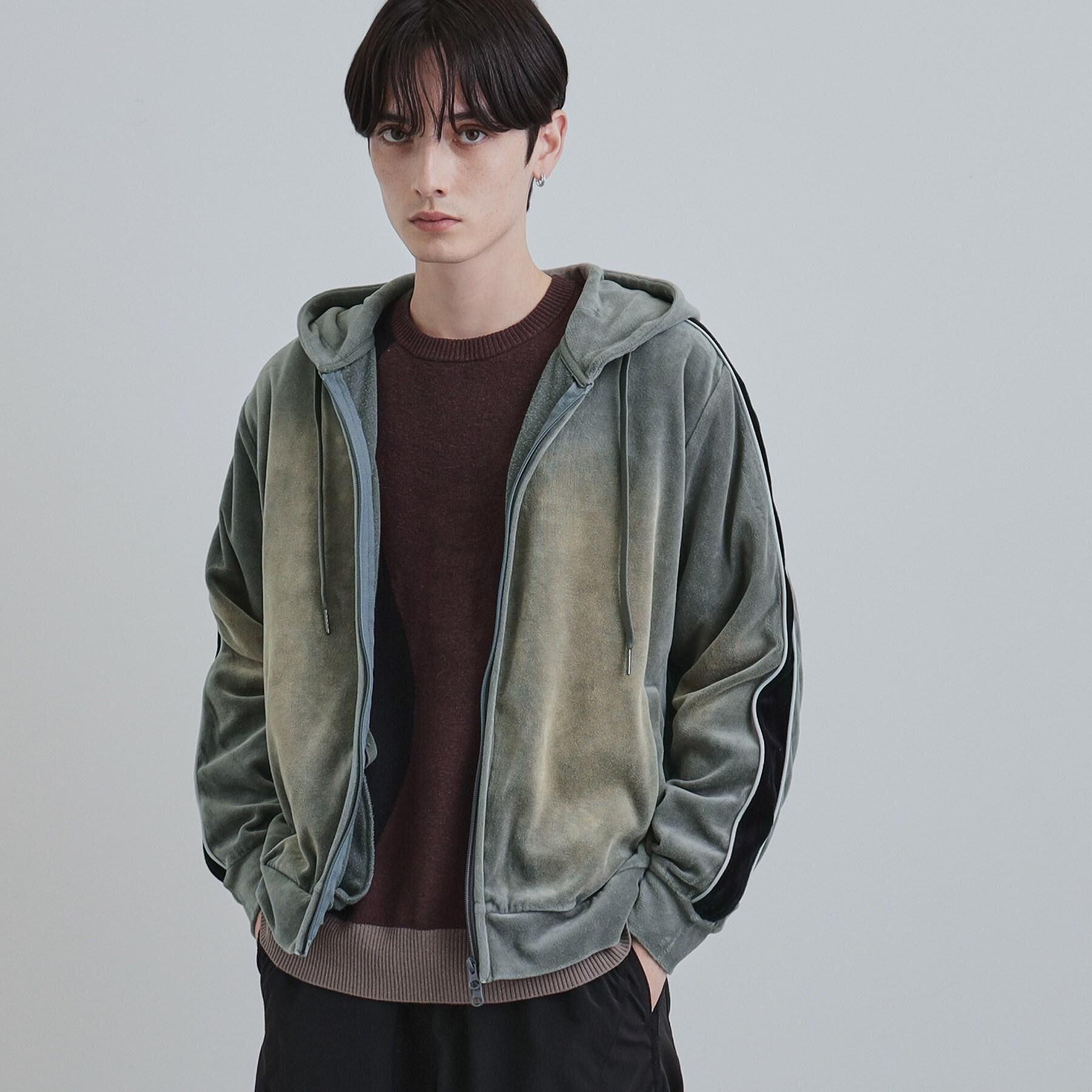 tk.TAKEO KIKUCHI「ヴィンテージライクベロアジップパーカー」|パーカー|