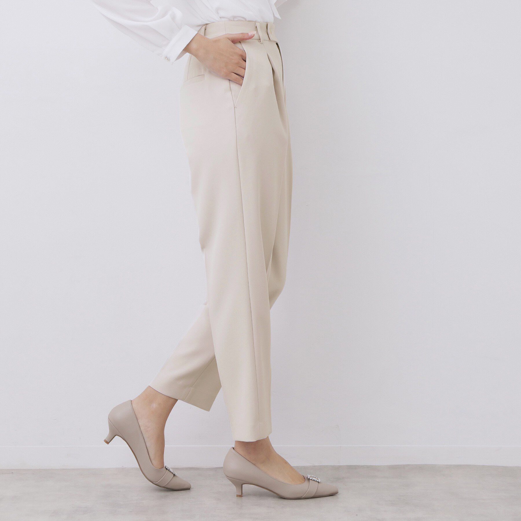 index「ストレッチテーパードパンツ/セットアップ可【洗濯機OK/防シワ/イージーアイロン】」|その他|