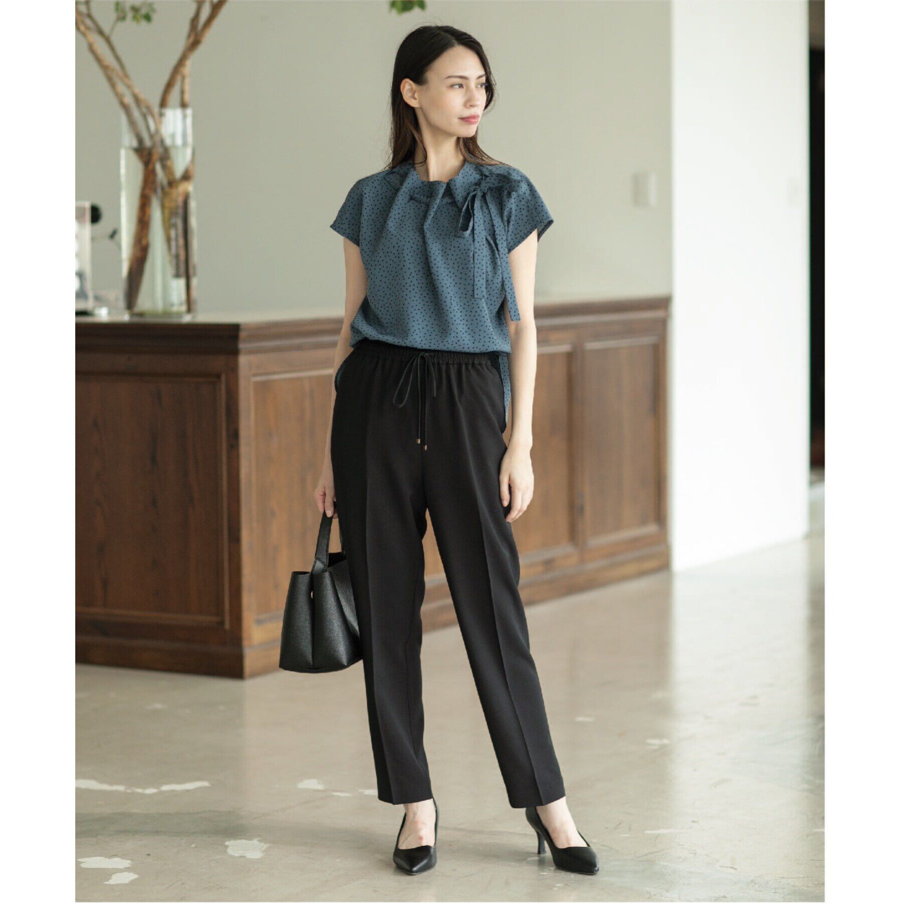 OPAQUE.CLIP「【抗菌防臭加工/7cmヒール】ベーシックパンプス/通勤対応」|パンプス|