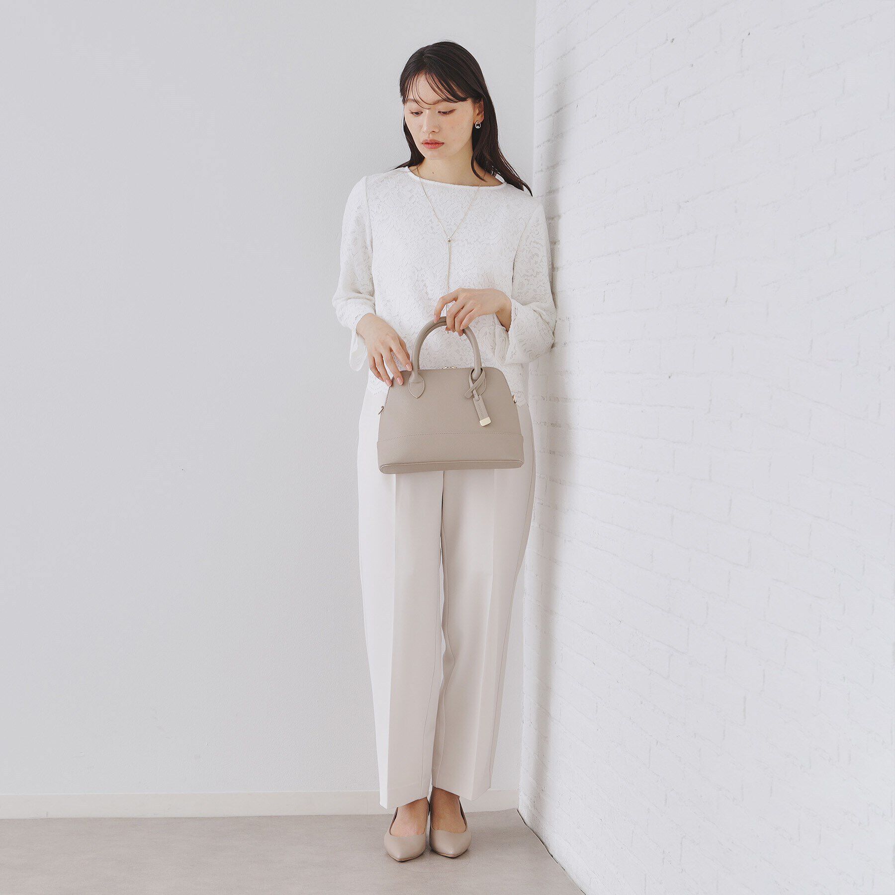 OPAQUE.CLIP「【2WAY/通勤対応】ブガッティバッグ」|ハンドバッグ|