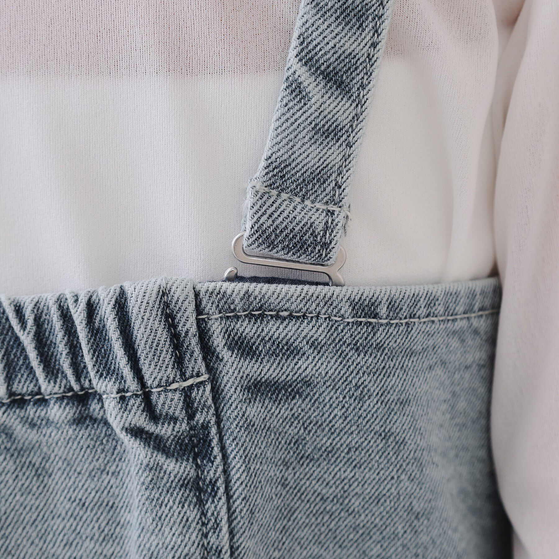 OPAQUE.CLIP「ストレッチデニムビスチェ/セットアップ対応【洗濯機洗い可】」|ベスト・ジレ|