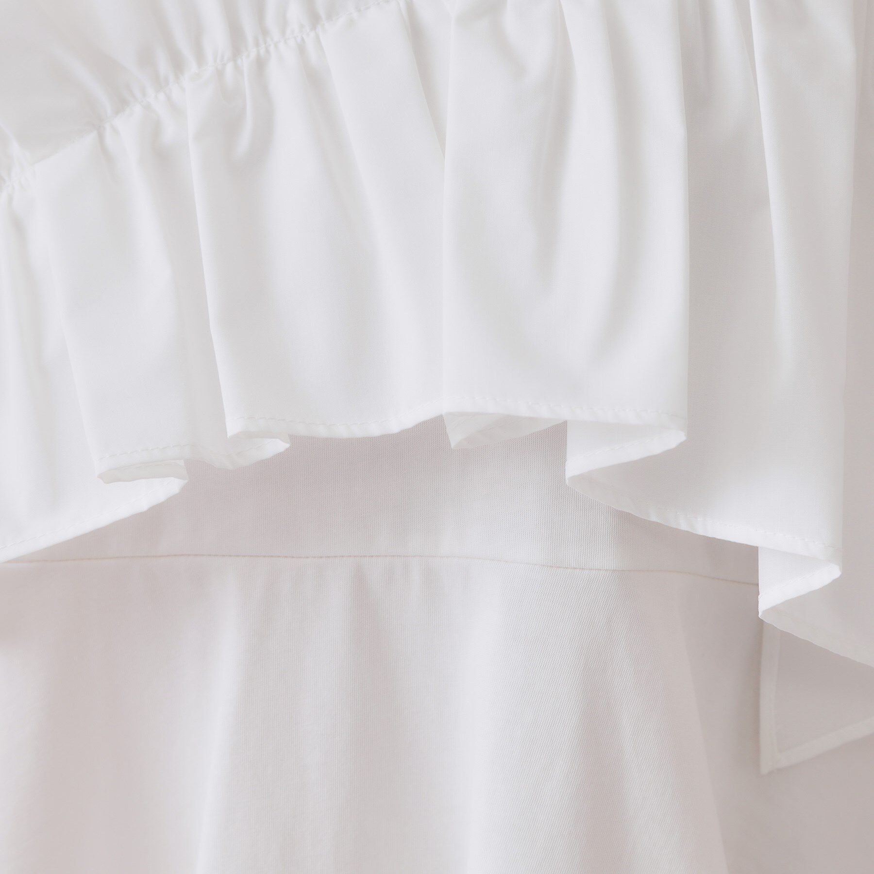 OPAQUE.CLIP「フリルドッキングペプラムトップス【接触冷感/洗濯機洗い可】」|Tシャツ・カットソー|