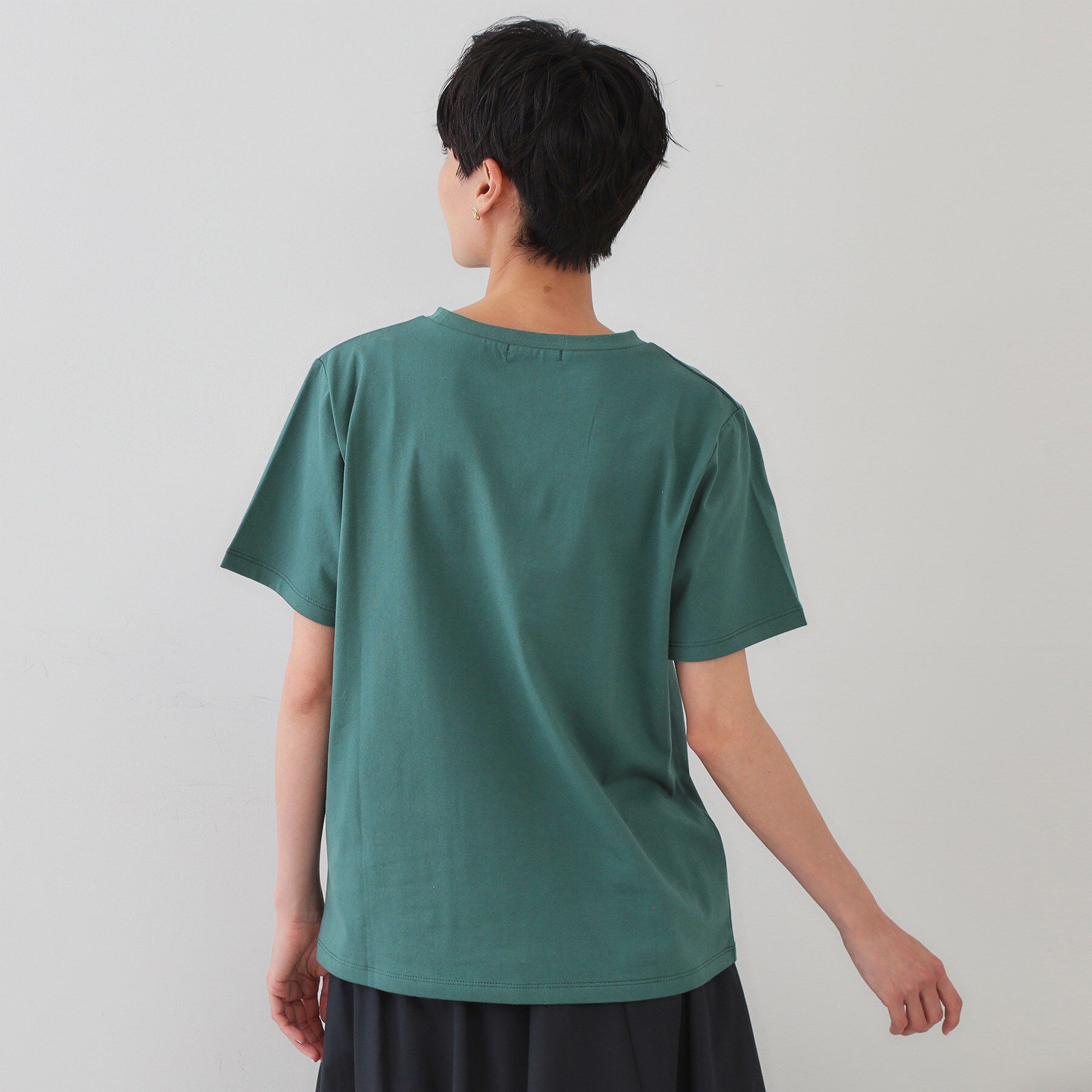 OPAQUE.CLIP「サーフロゴTシャツ【洗濯機洗い可】」|Tシャツ・カットソー|