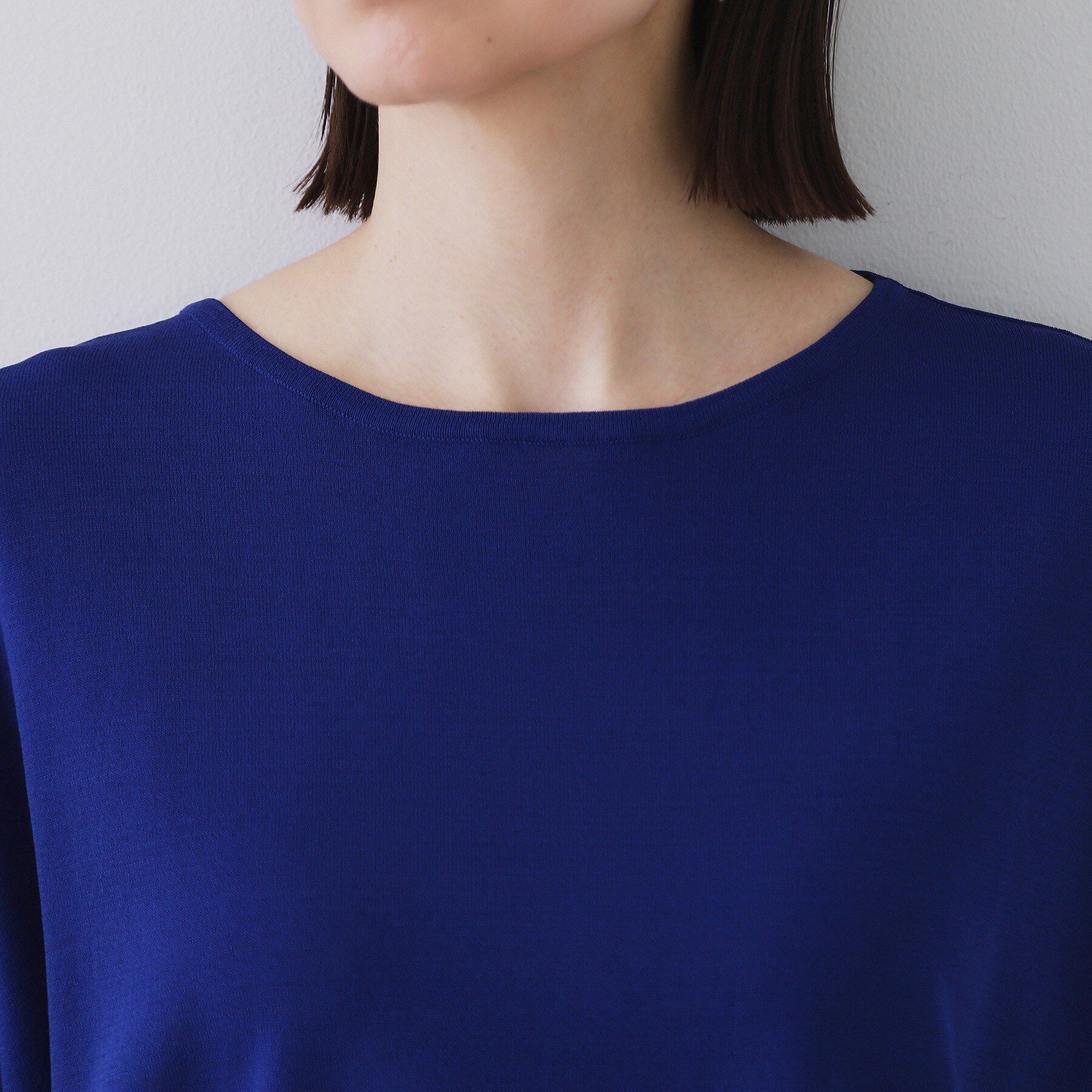 OPAQUE.CLIP「《6色展開/S-LLサイズ》ドルマンスリーブニット【UV/接触冷感/洗濯機洗い可/抗ピル】」|ニット・セーター|