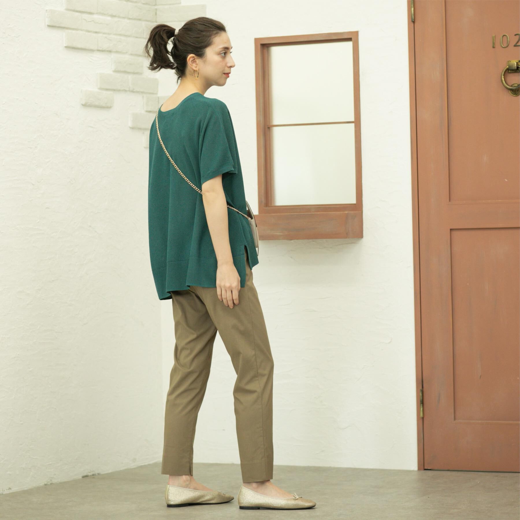 OPAQUE.CLIP「《S-LLサイズ》ハイストレッチスティックパンツ【洗濯機洗い可/接触冷感】」|その他|