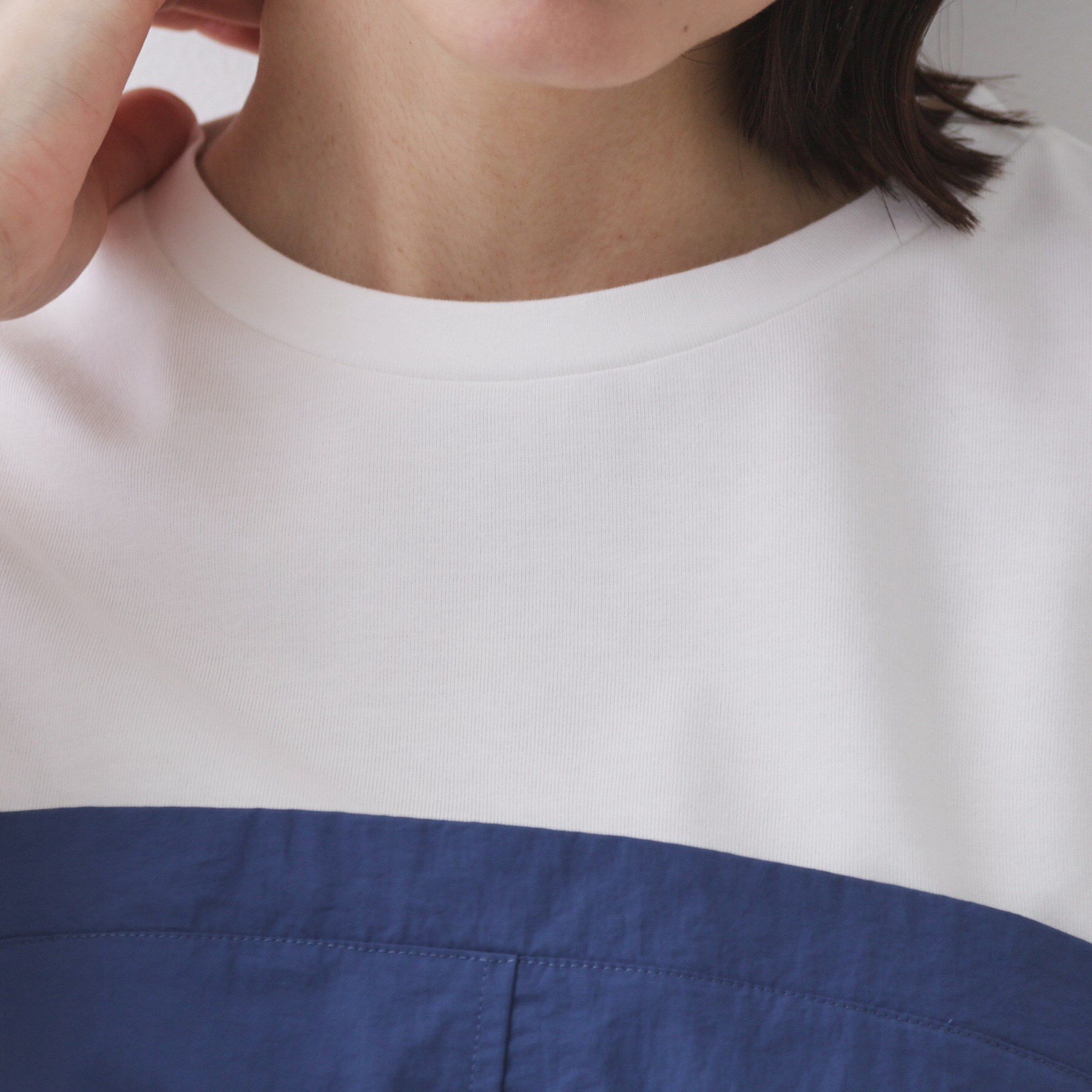 OPAQUE.CLIP「ドッキングワンピース【洗濯機洗い可】」|ワンピース|