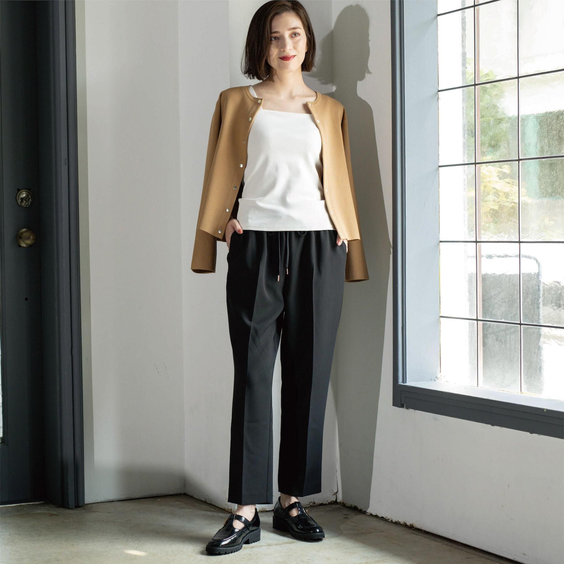 OPAQUE.CLIP「スナップボタンニットカーディガン【UVケア/洗濯機OK】《6col/S～LL》」|カーディガン|