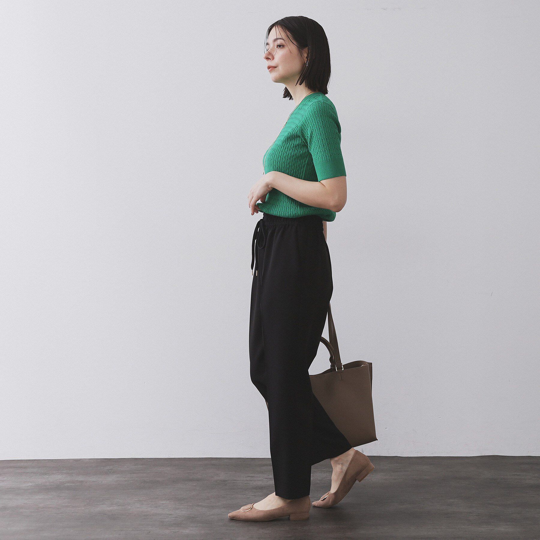 OPAQUE.CLIP「ストレッチ美脚イージーテーパードパンツ【防シワ/洗濯機洗い可】」|その他|