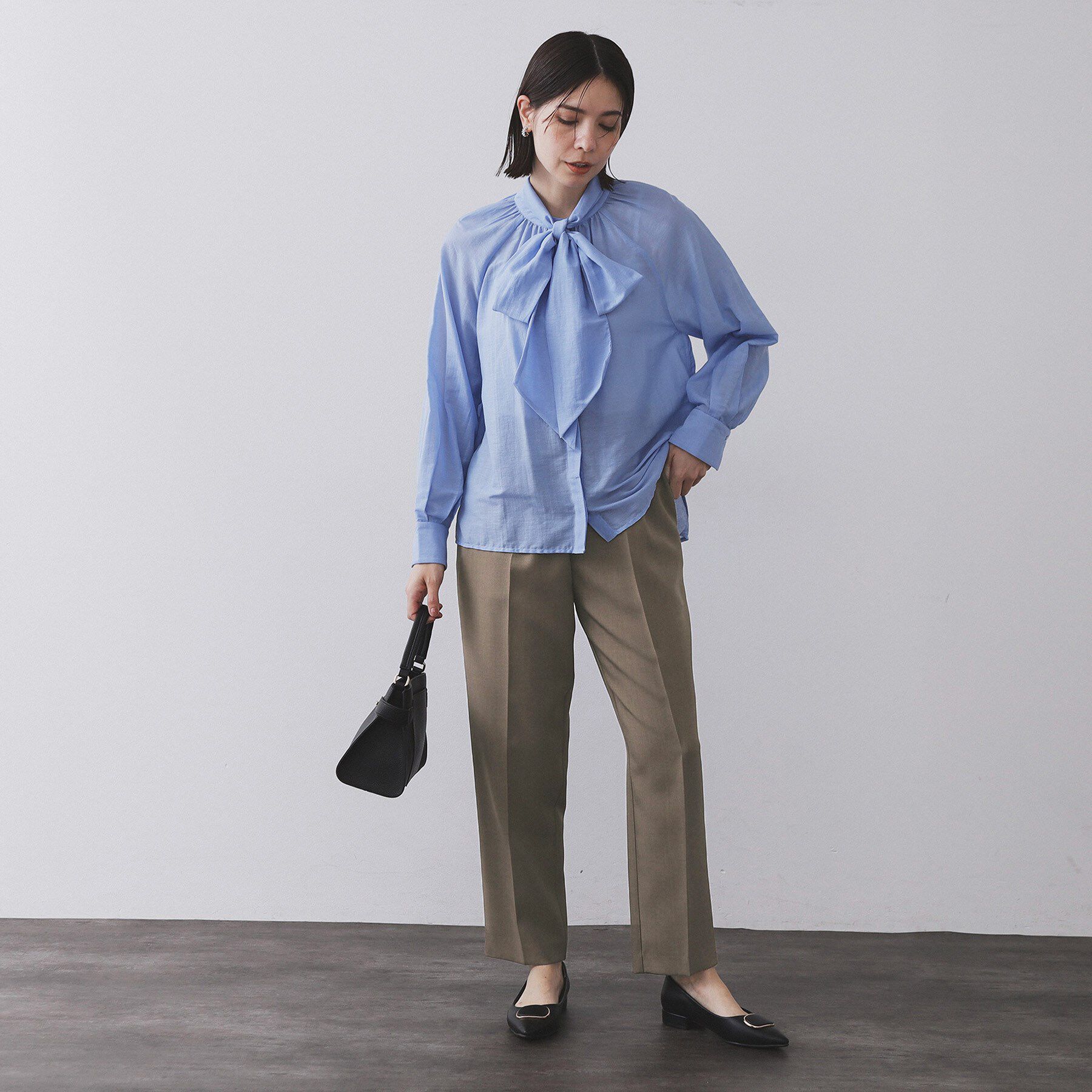 OPAQUE.CLIP「ストレッチ美脚イージーテーパードパンツ【防シワ/洗濯機洗い可】」|その他|