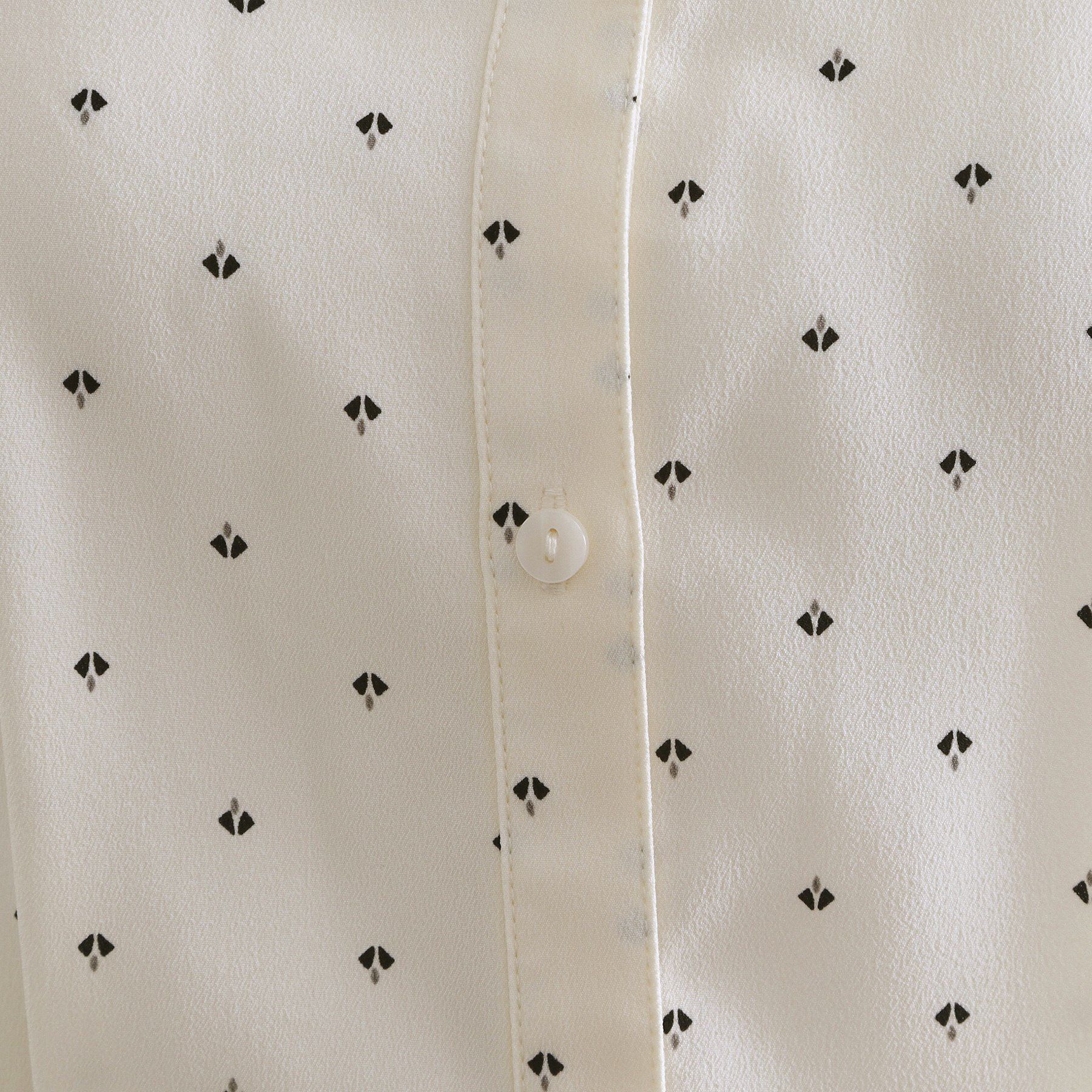 OPAQUE.CLIP「プリントペプラムブラウス【洗濯機洗い可】」|シャツ・ブラウス|