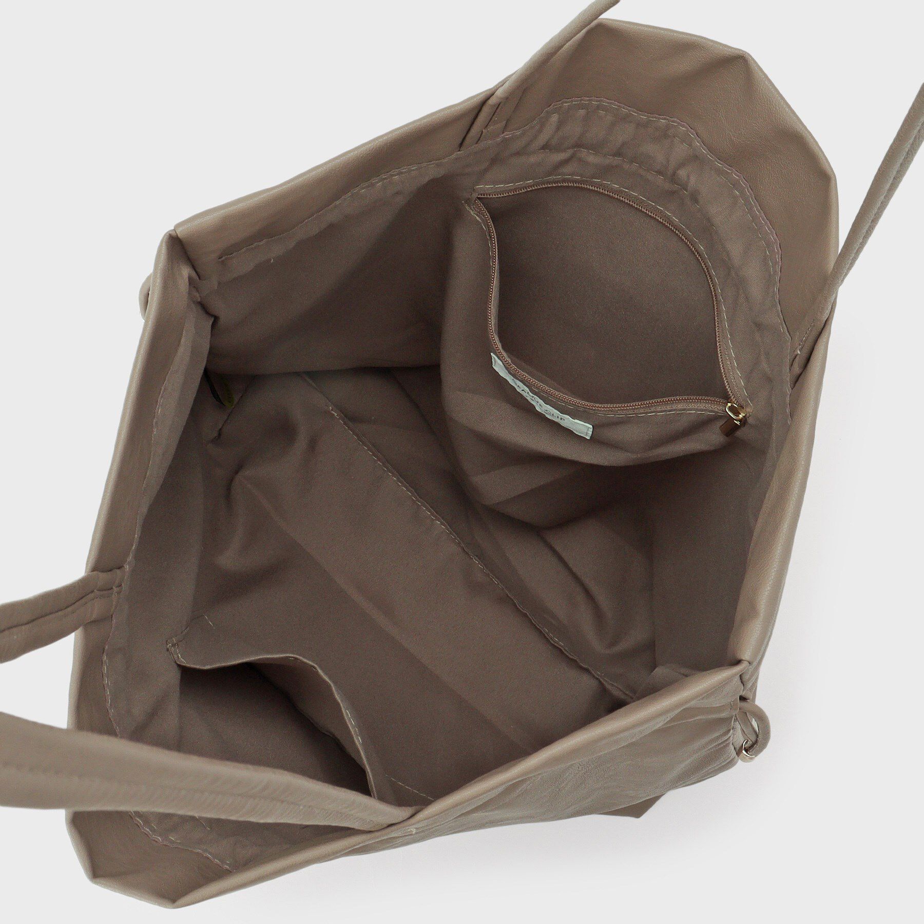 OPAQUE.CLIP「【A4サイズ対応】ソフト合皮巾着ドローストリングトートバッグ」|トートバッグ|