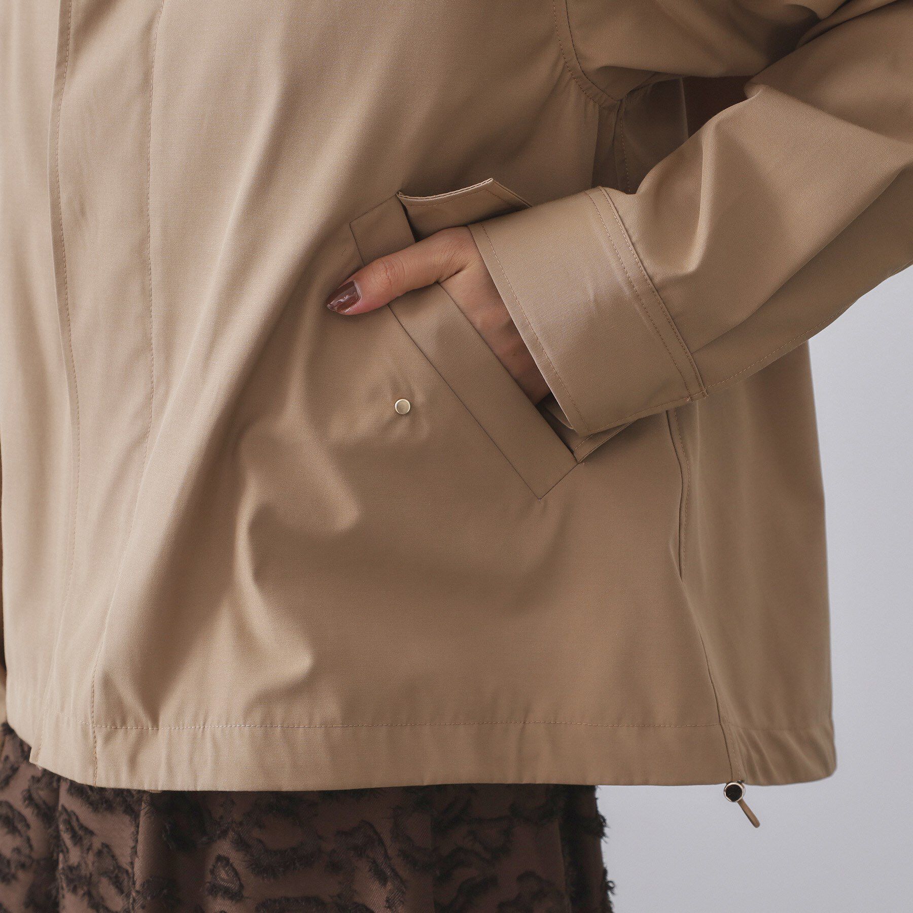 OPAQUE.CLIP「《ツインセット》マウンテンパーカー&times;キルティングベストライナー【撥水/洗濯機OK】」|ブルゾン・スタジャン|