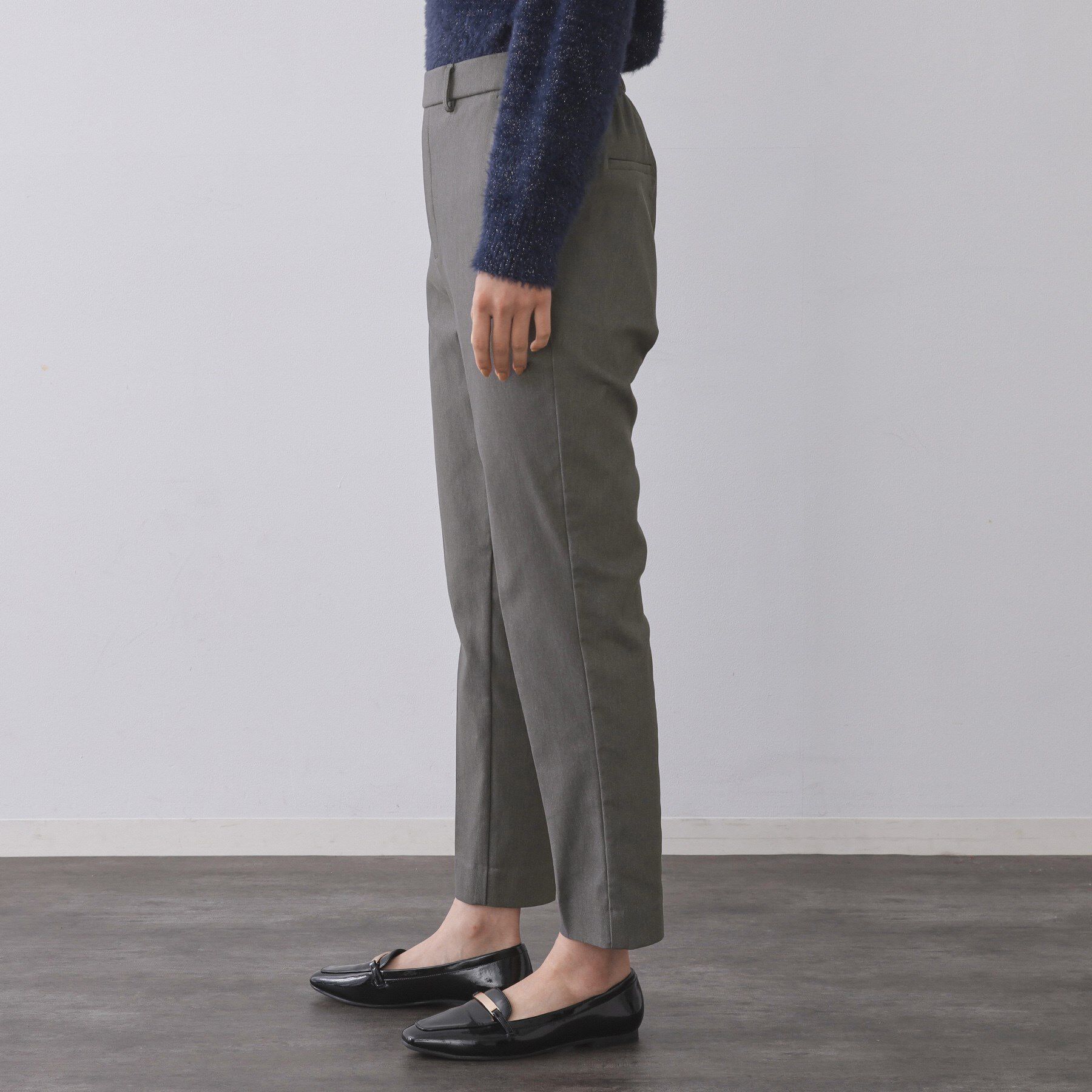 OPAQUE.CLIP「裏起毛ハイストレッチイージーテーパードパンツ【洗濯機OK】」|その他|