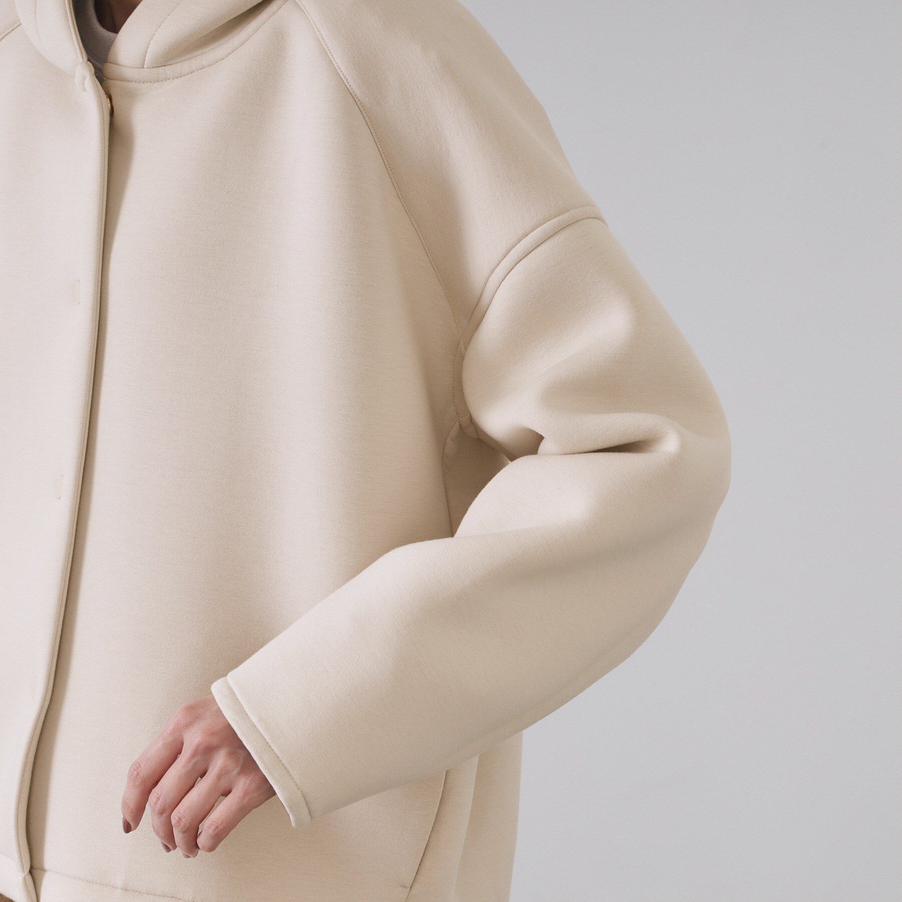 OPAQUE.CLIP「フーディブルゾン【洗濯機OK】」|ブルゾン・スタジャン|