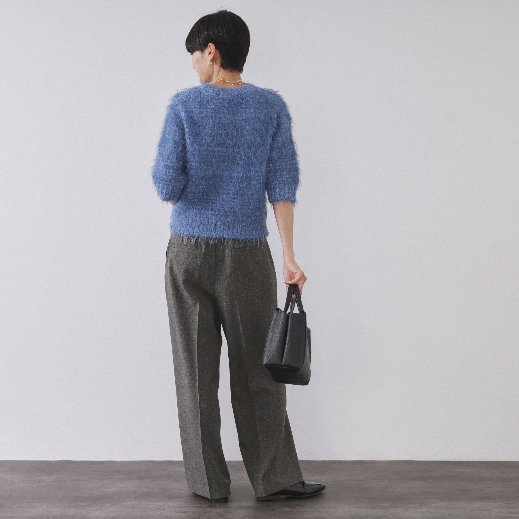 OPAQUE.CLIP「ストレッチタックワイドパンツ/セットアップ対応可【洗濯機OK】」|その他|