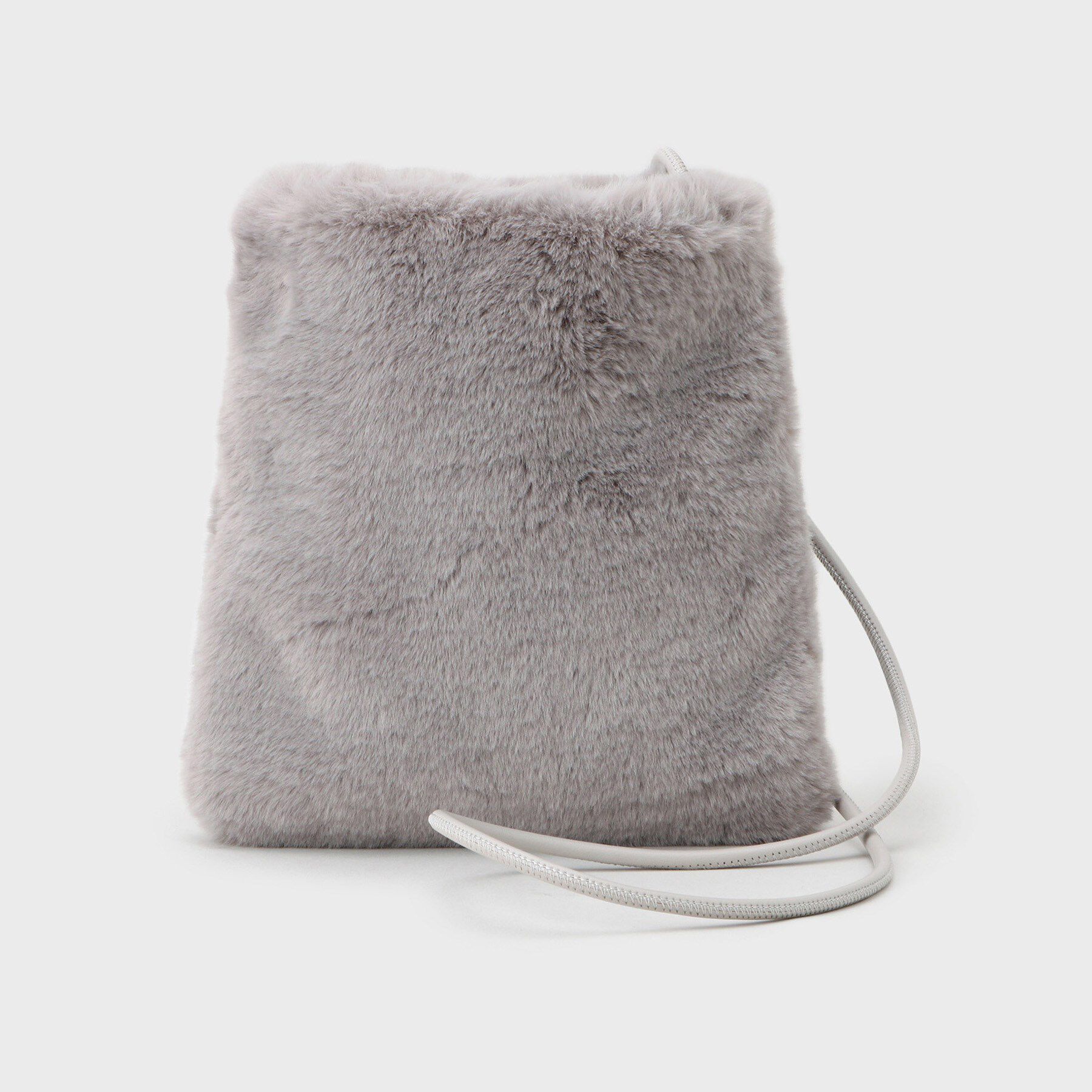 OPAQUE.CLIP「【11色展開】フェイクファースクエアミニポシェット」|ショルダー・メッセンジャー|