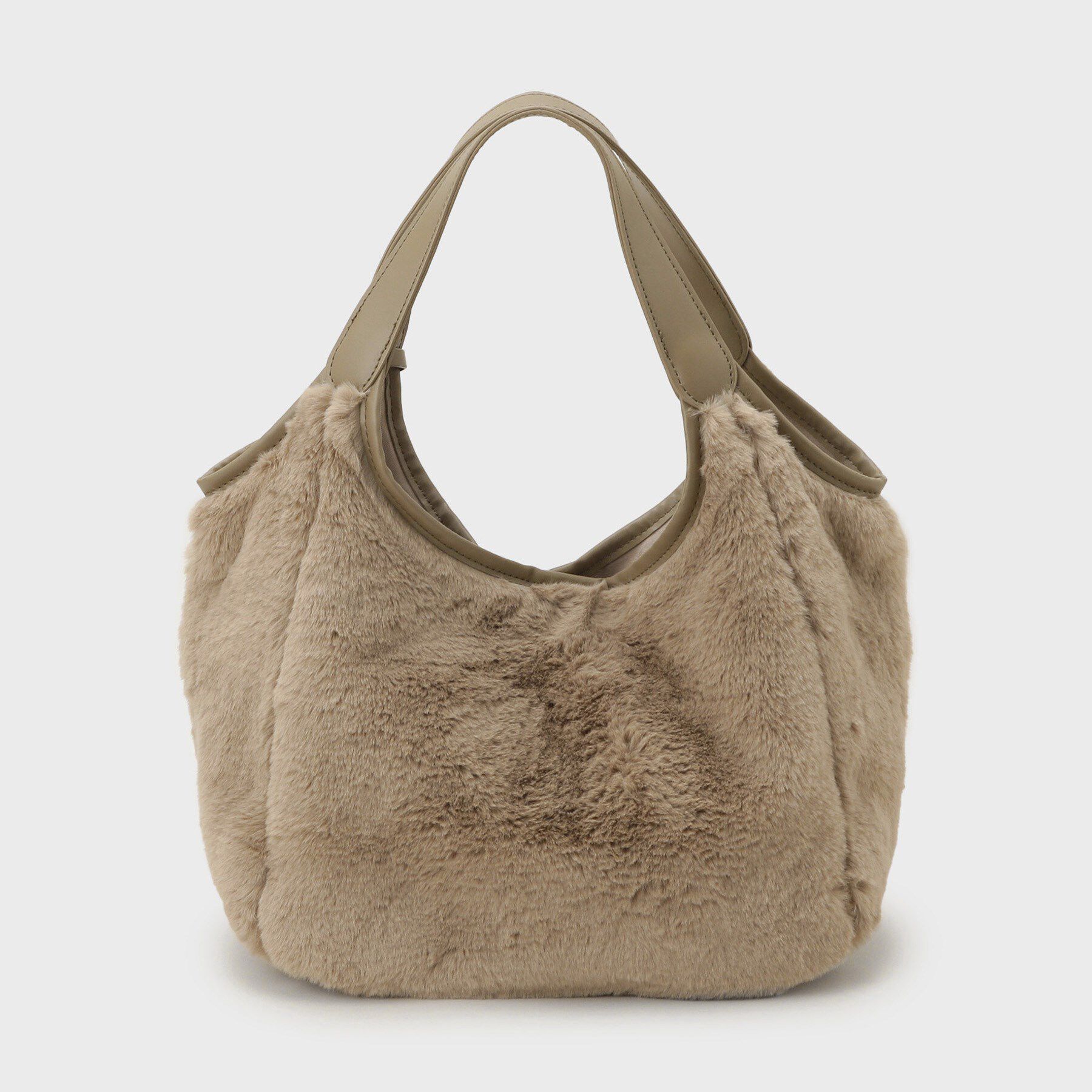 OPAQUE.CLIP「【フェイクファー／キルティング】くり手ミドルトートバッグ」|トートバッグ|