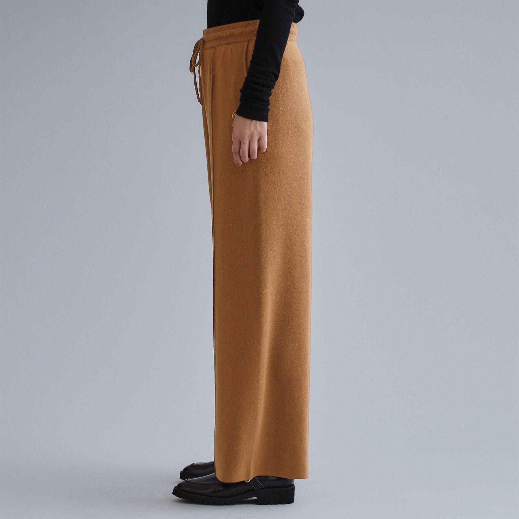 OPAQUE.CLIP「【es】ニットワイドパンツ【洗濯機OK】」|その他|