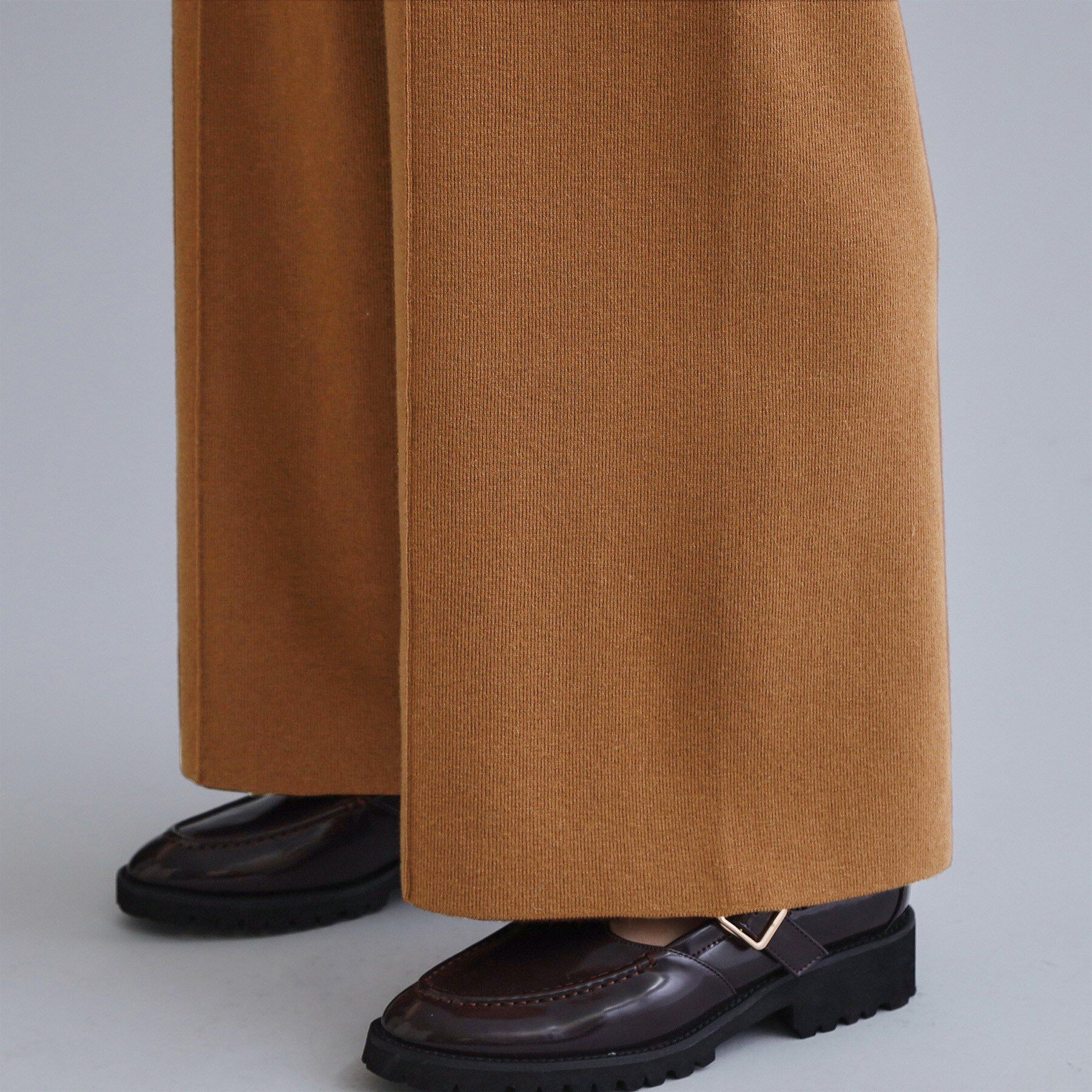 OPAQUE.CLIP「【es】ニットワイドパンツ【洗濯機OK】」|その他|